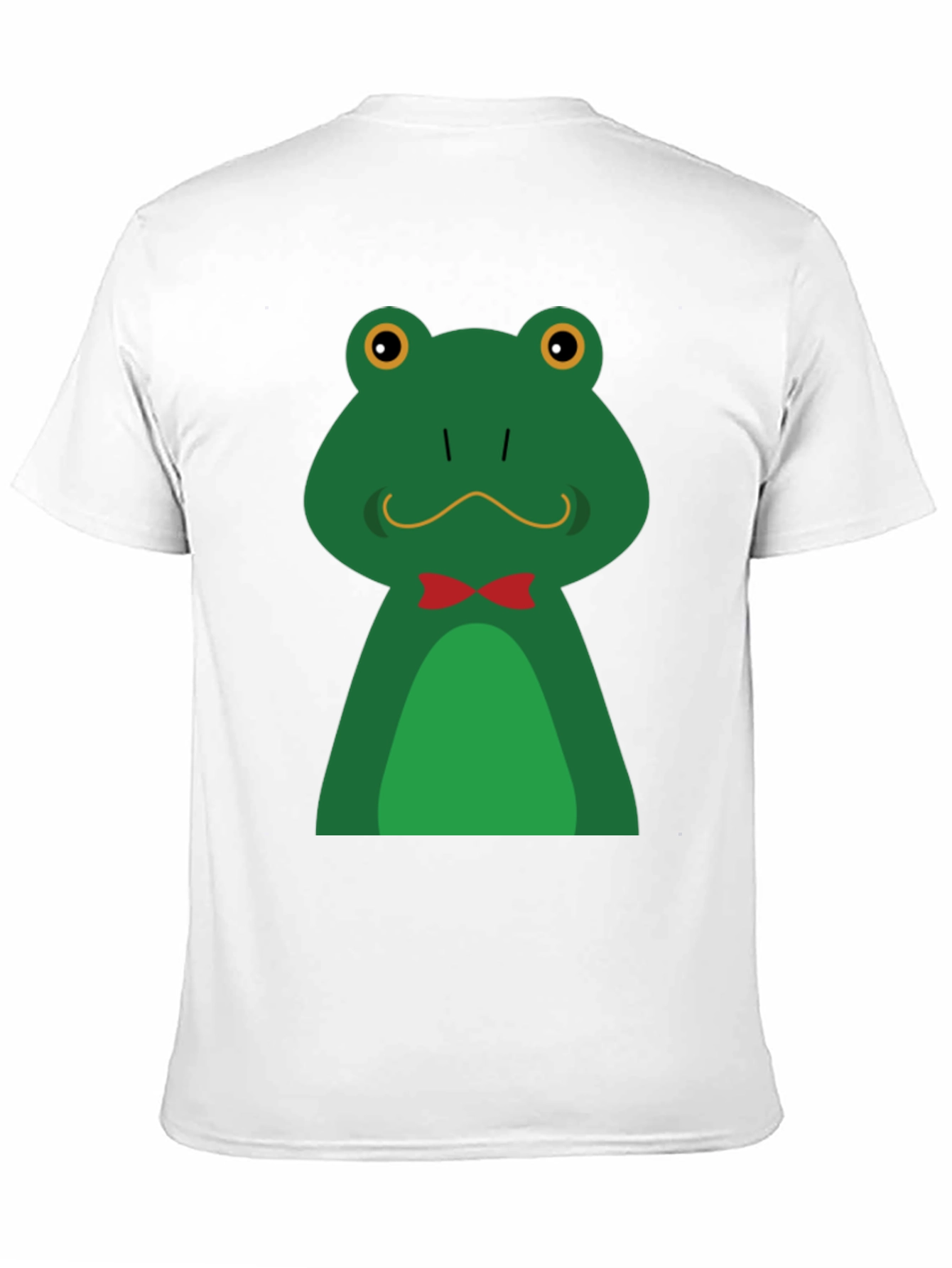 Frog with Bow Tie Black T-Shirt