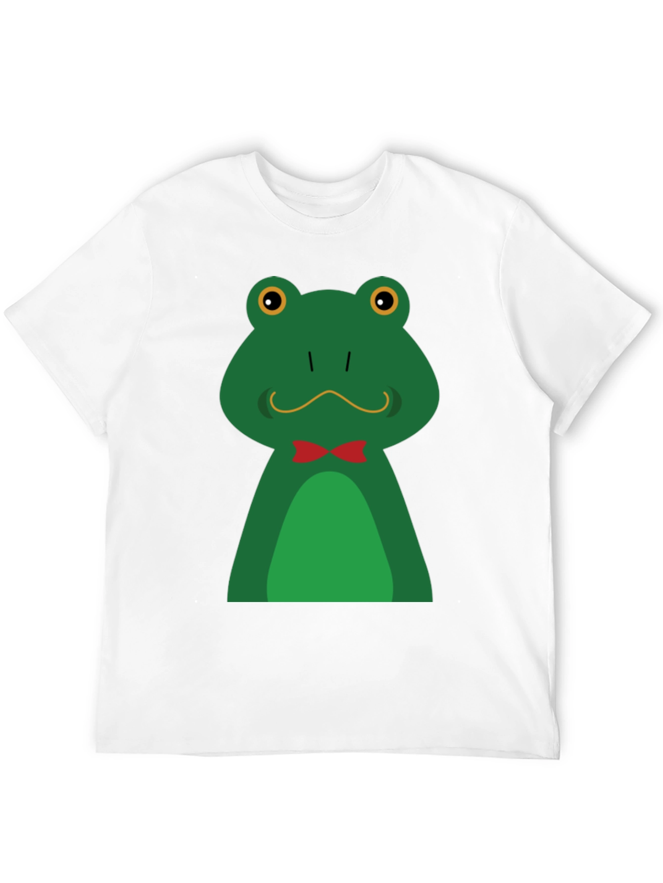 Frog with Bow Tie Black T-Shirt