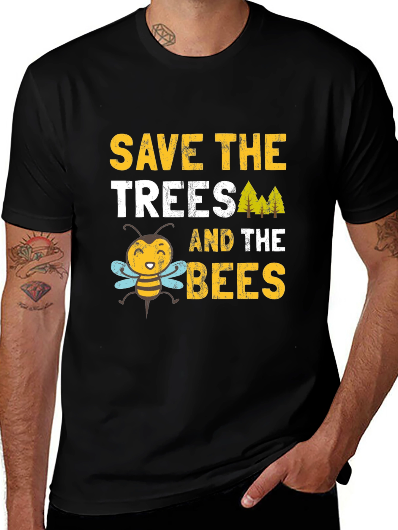 Save the Trees and the Bees Graphic Tee