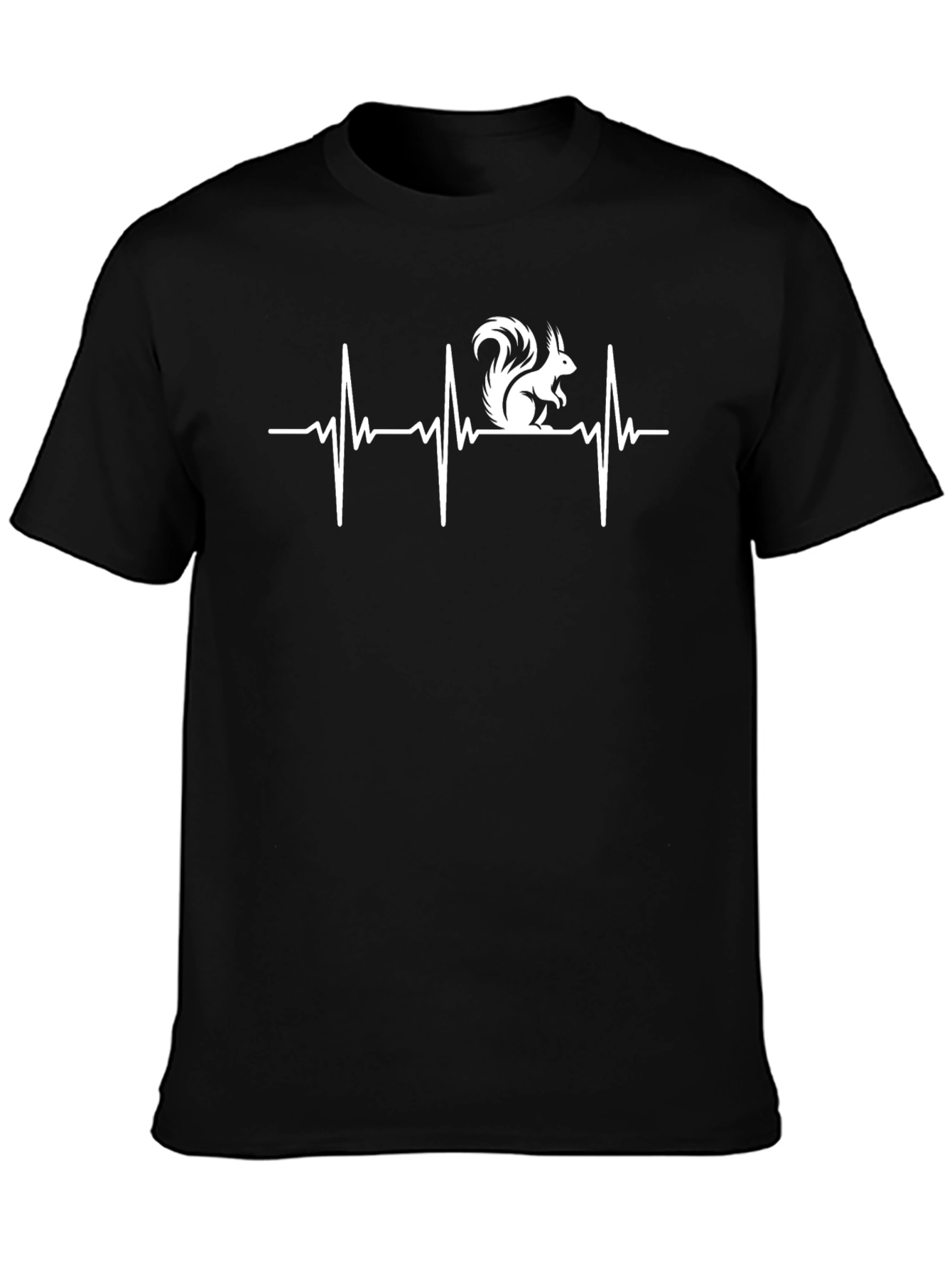 Squirrel Heartbeat T-Shirt - Novelty Animal Lover Tee