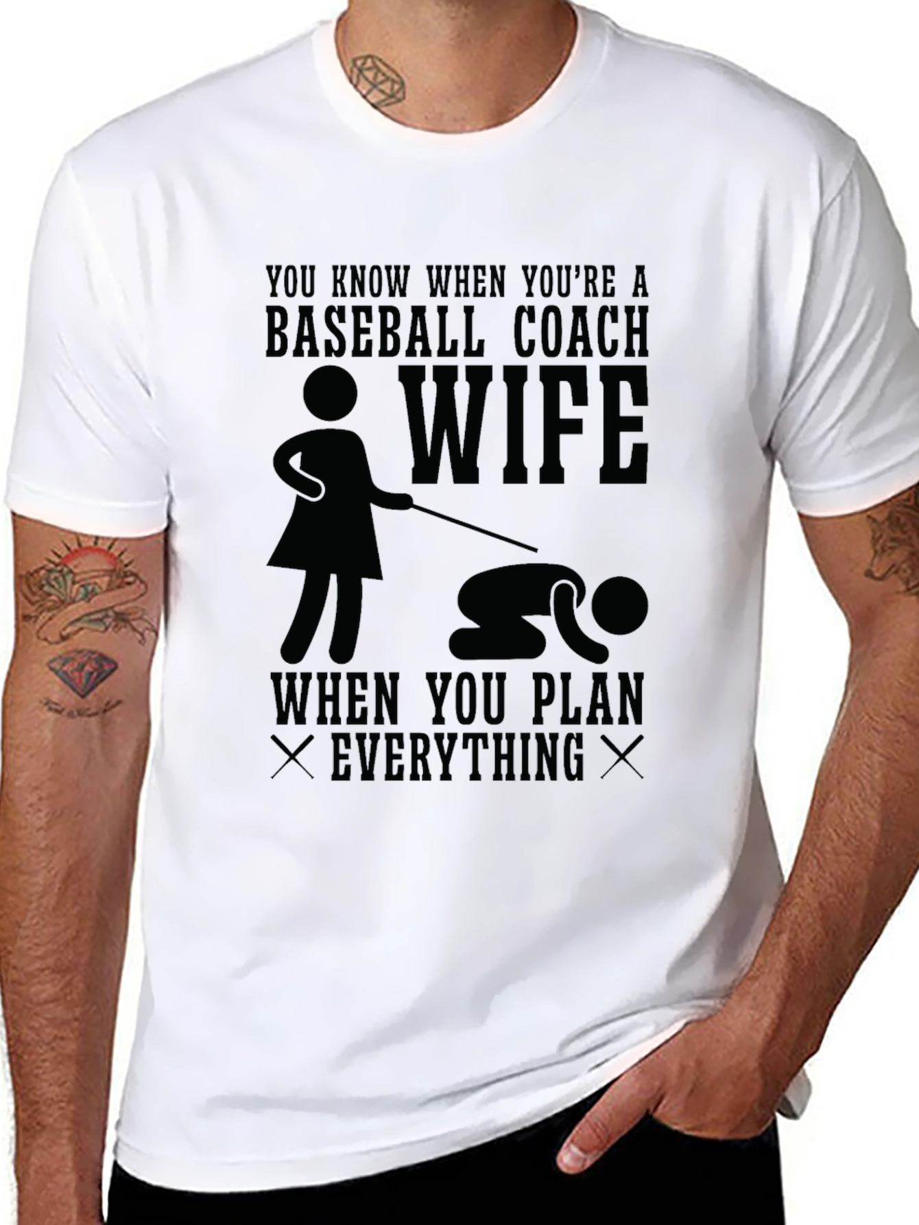 Baseball Coach Wife T-Shirt