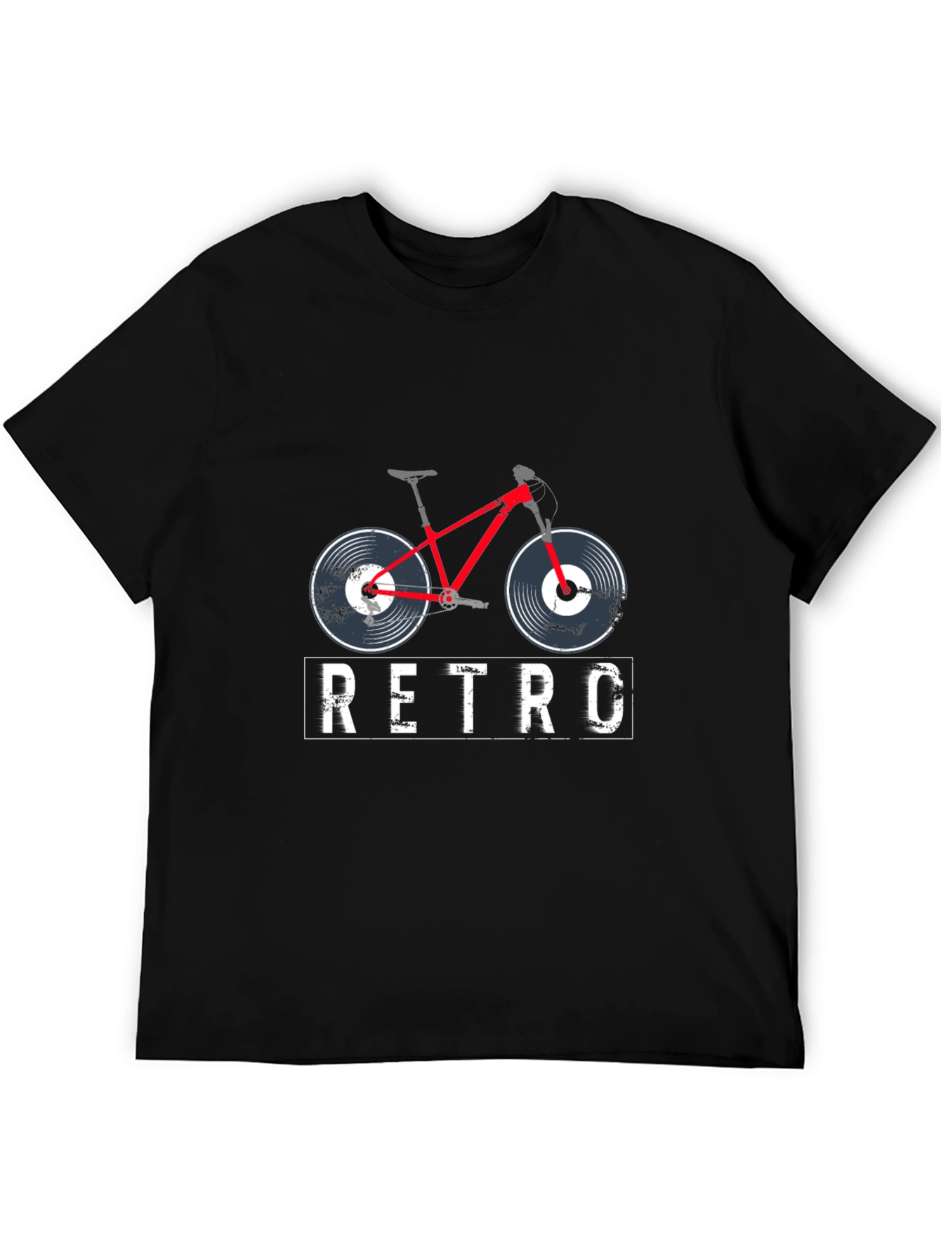 Retro Bicycle Record Player T-Shirt