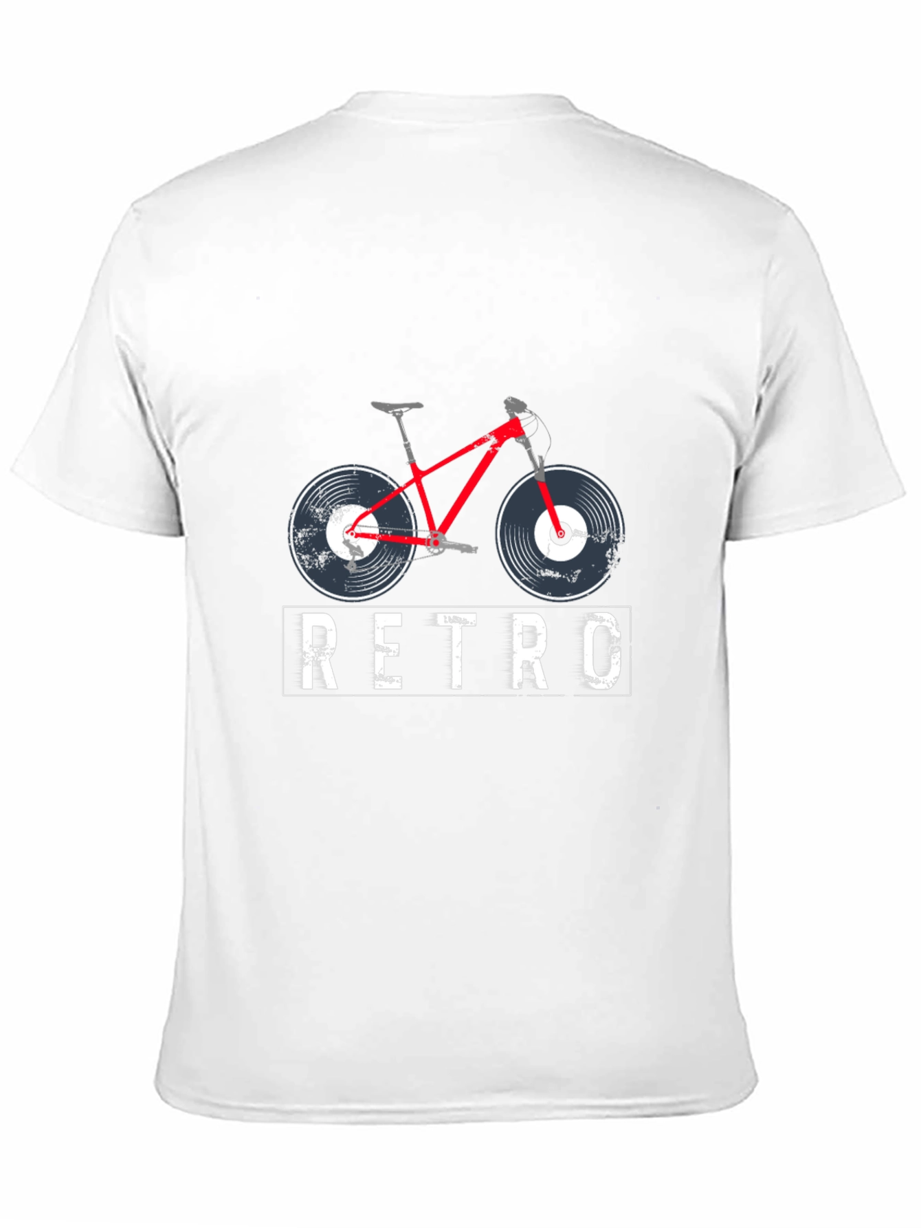 Retro Bicycle Record Player T-Shirt