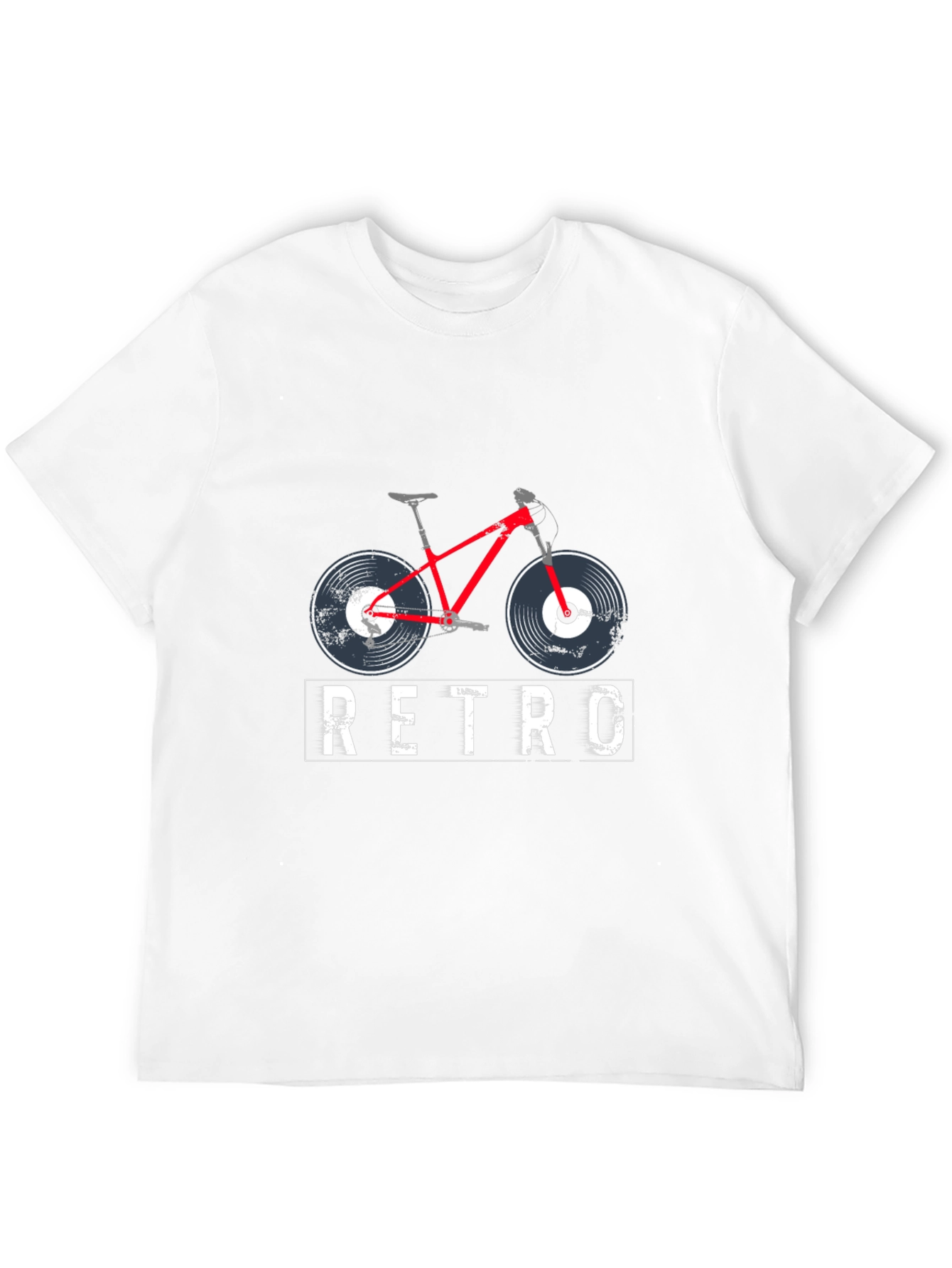 Retro Bicycle Record Player T-Shirt