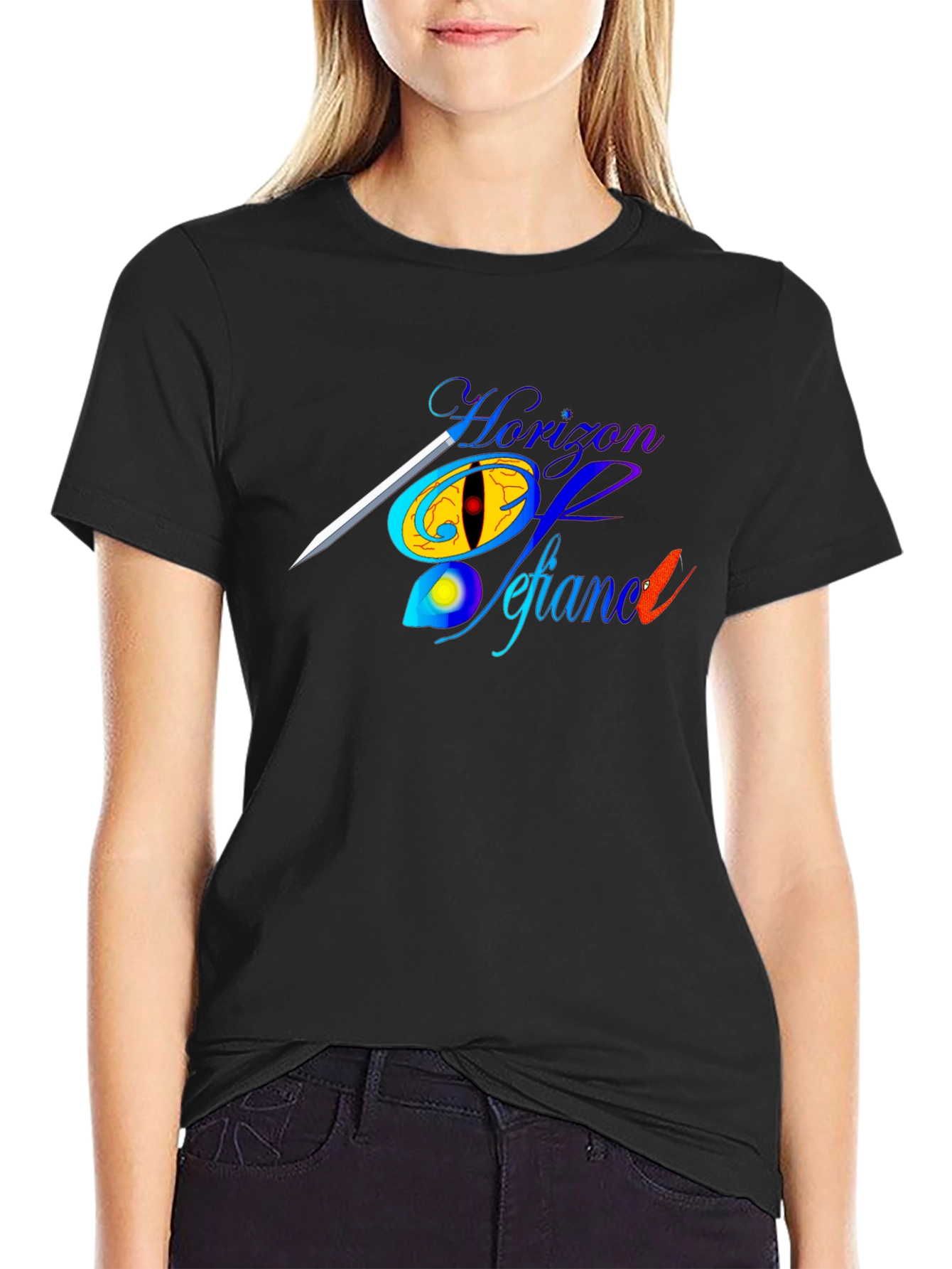 Horizon of Defiance Graphic Tee - Black