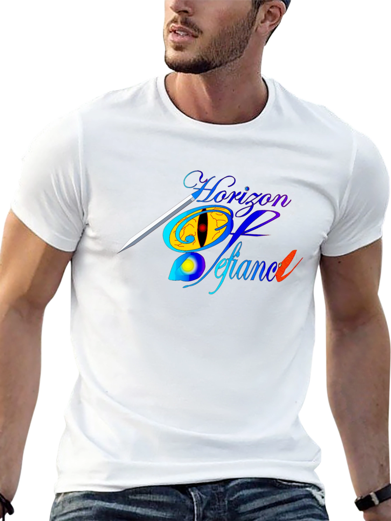 Horizon of Defiance Graphic Tee - Black