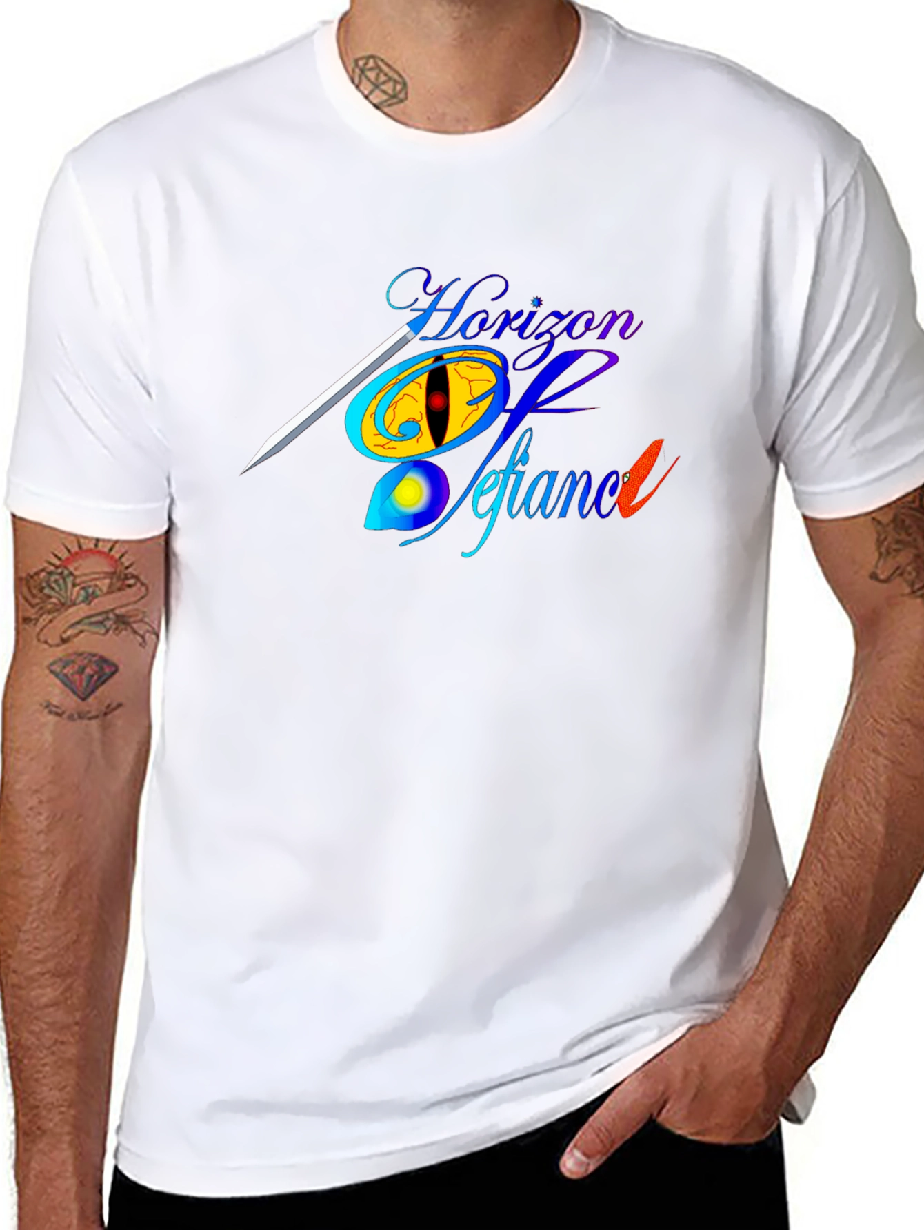 Horizon of Defiance Graphic Tee - Black