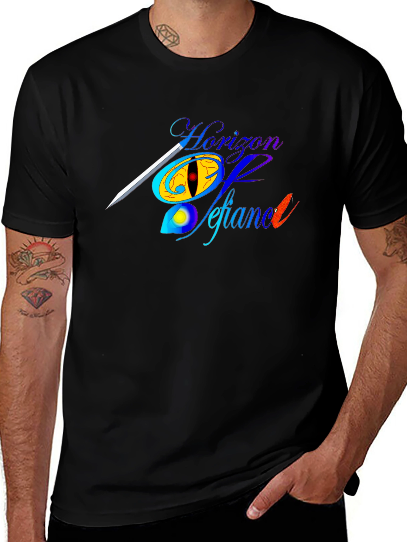 Horizon of Defiance Graphic Tee - Black