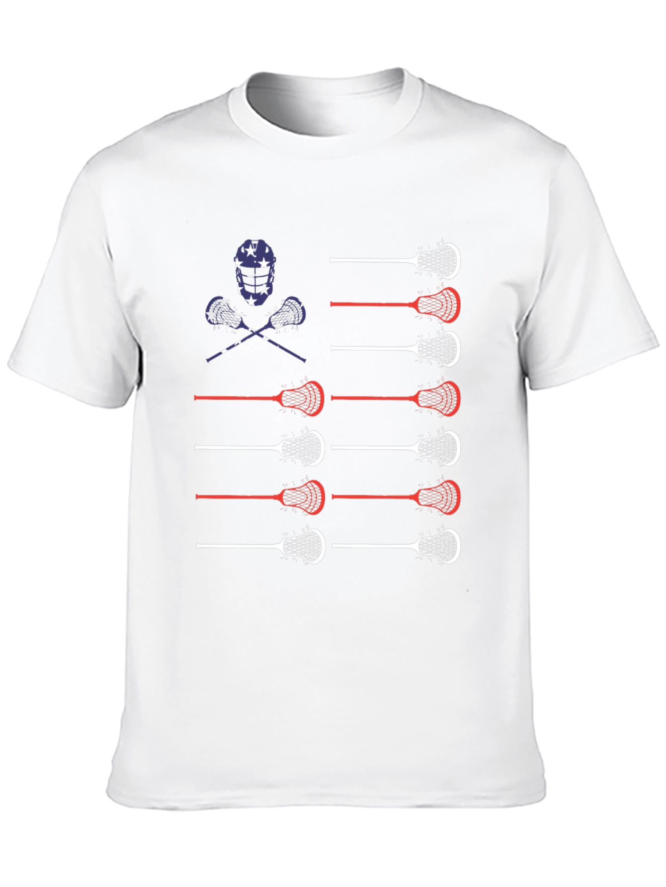Lacrosse American Flag T-Shirt
