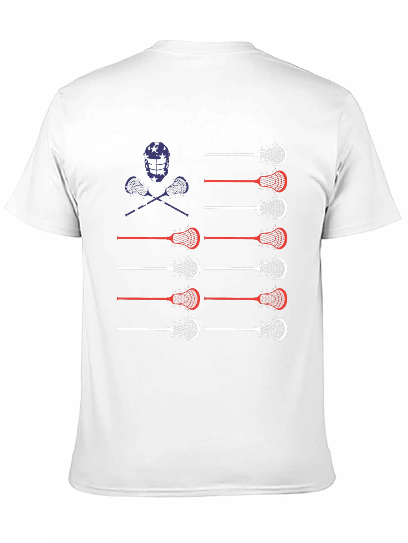 Lacrosse American Flag T-Shirt