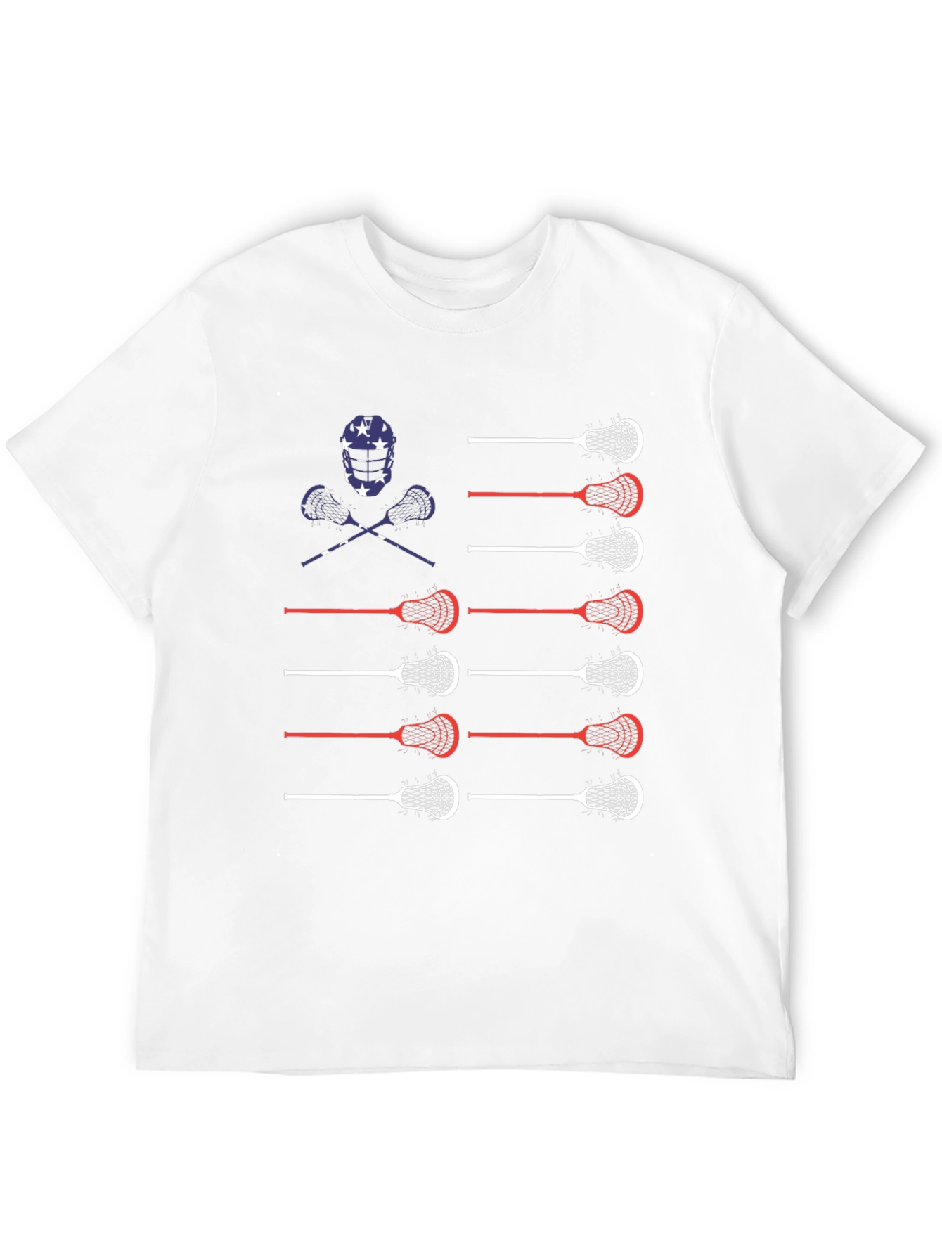 Lacrosse American Flag T-Shirt