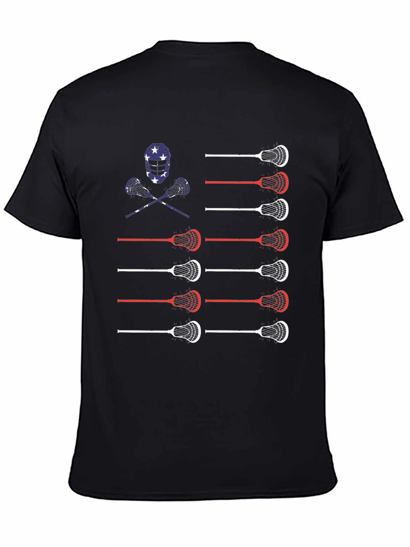 Lacrosse American Flag T-Shirt