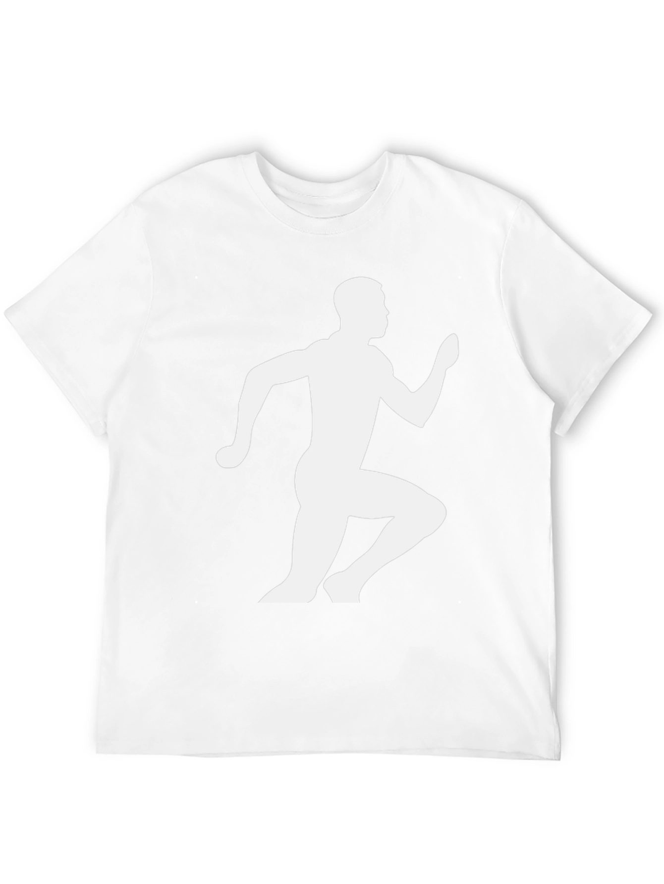 Mens Running Graphic T-Shirt - Black