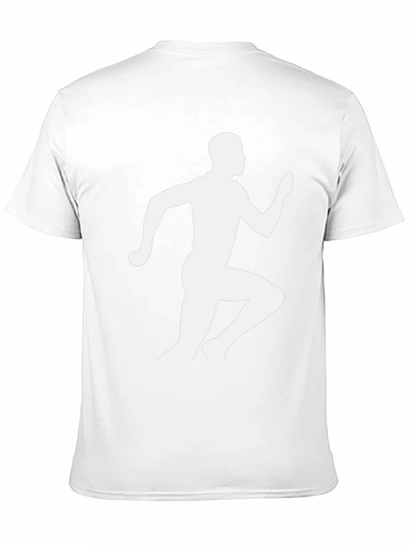 Mens Running Graphic T-Shirt - Black