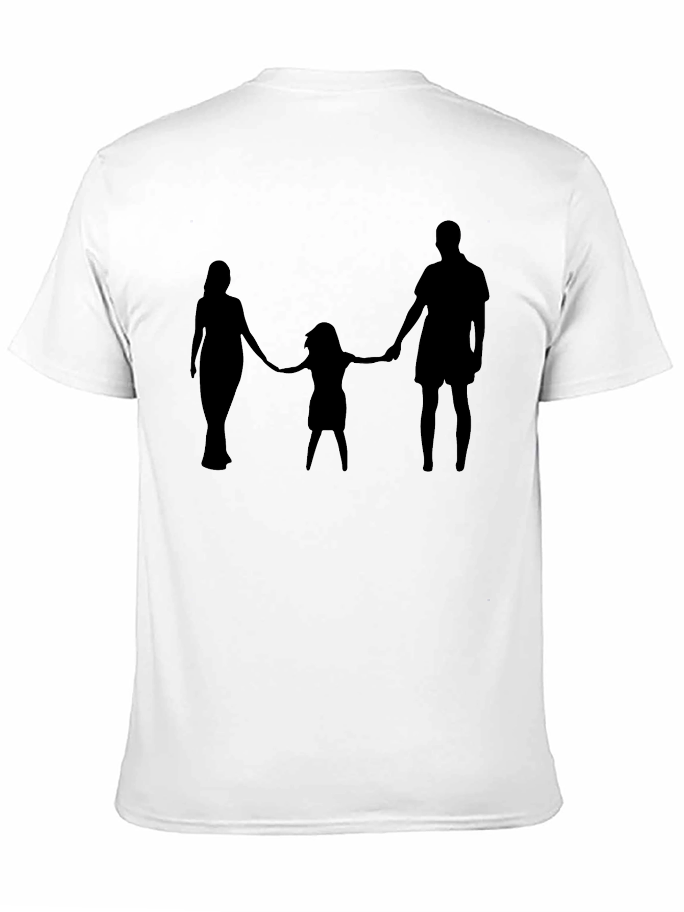 Family Silhouette Tee - Black