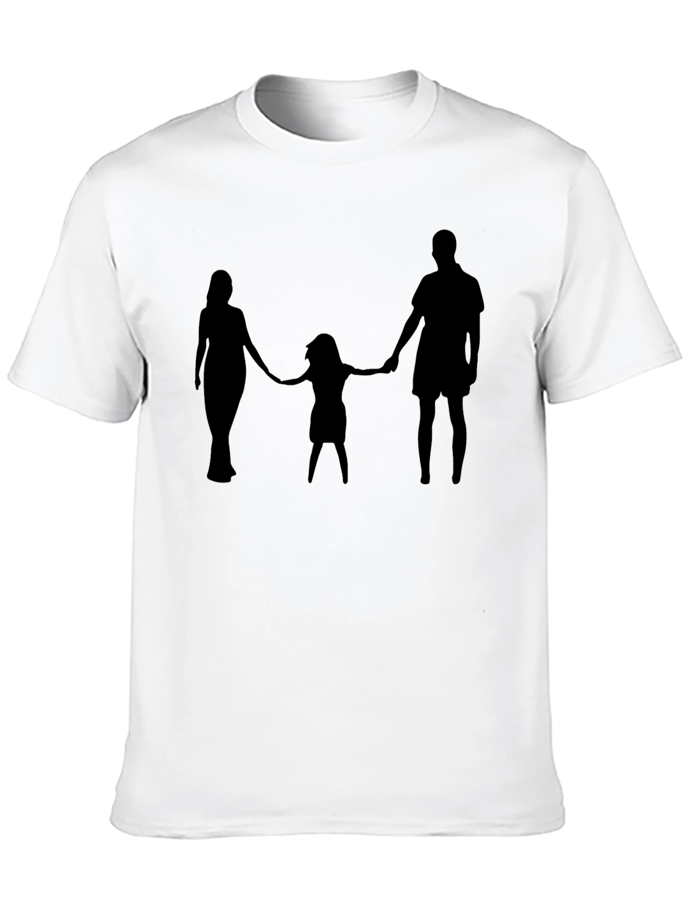 Family Silhouette Tee - Black