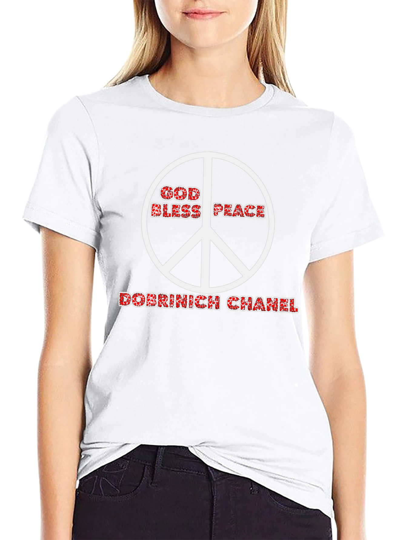 God Bless Peace Graphic T-Shirt