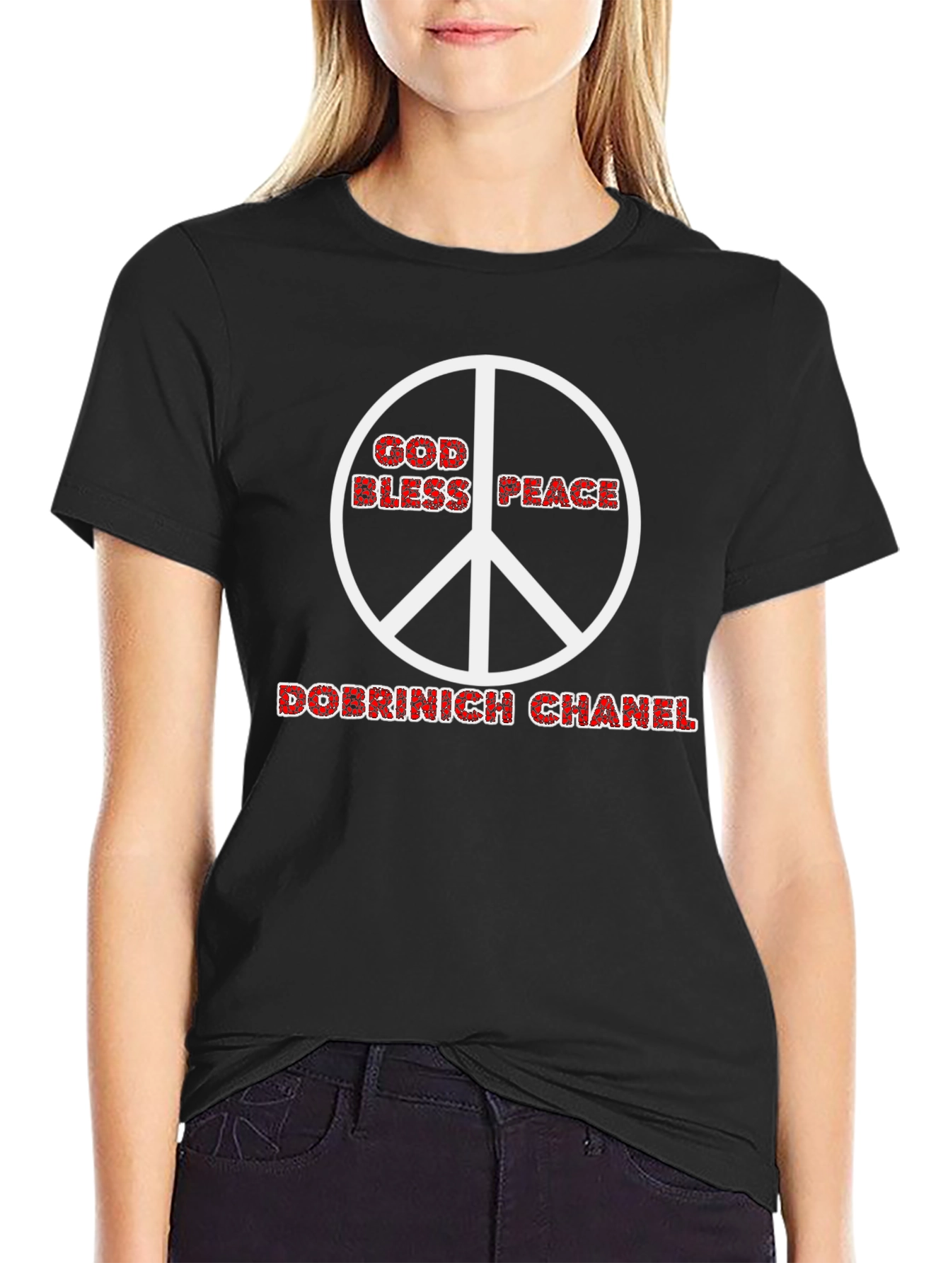God Bless Peace Graphic T-Shirt
