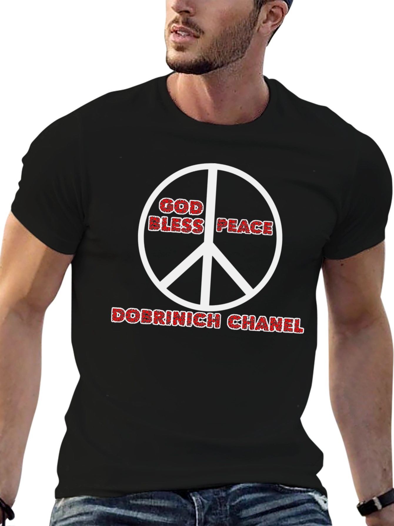 God Bless Peace Graphic T-Shirt