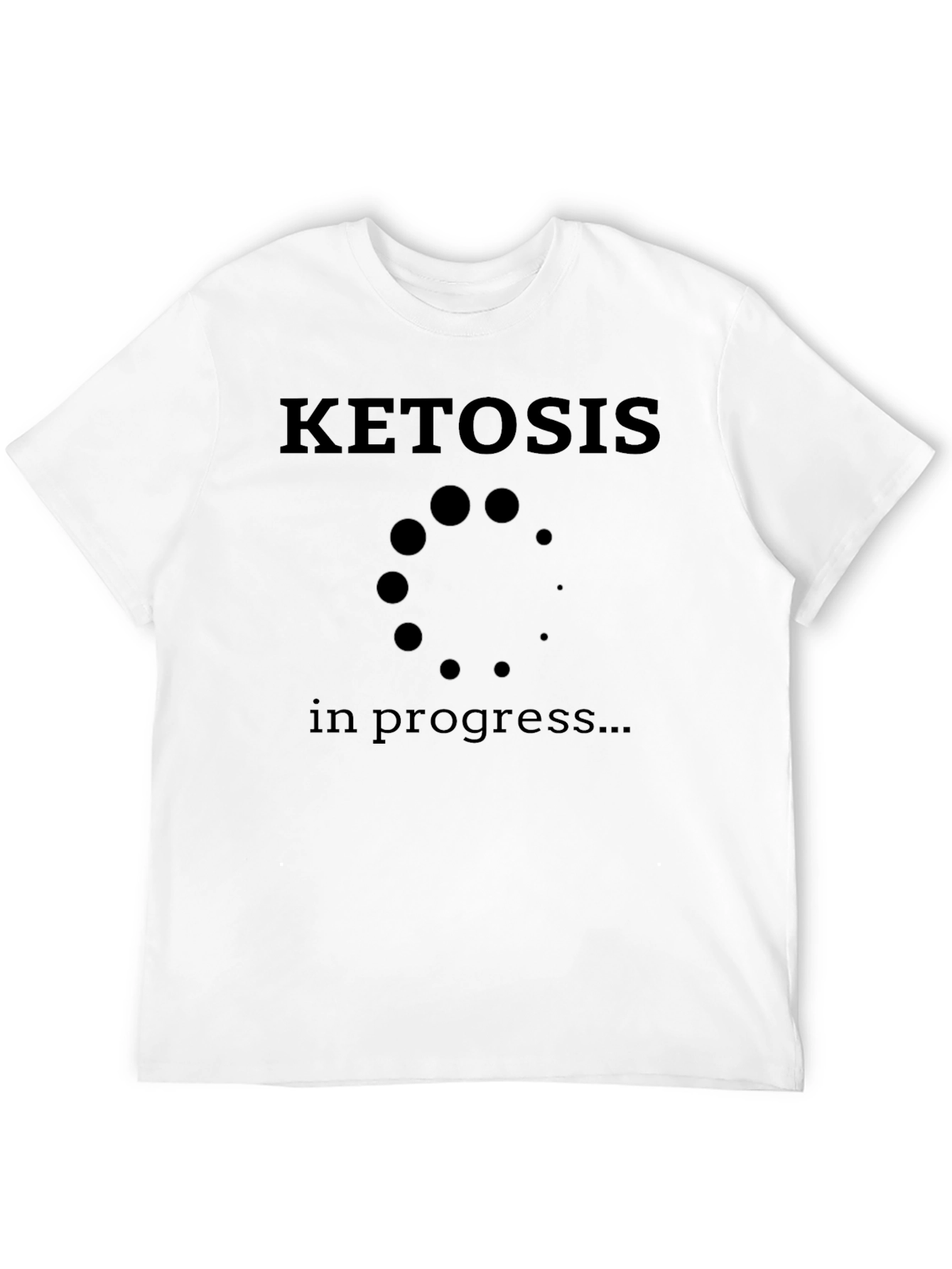Ketosis In Progress Graphic Tee - Black