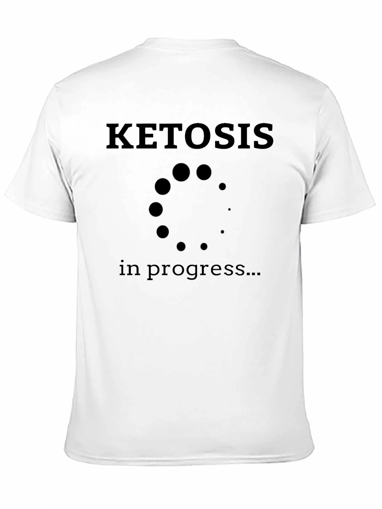 Ketosis In Progress Graphic Tee - Black