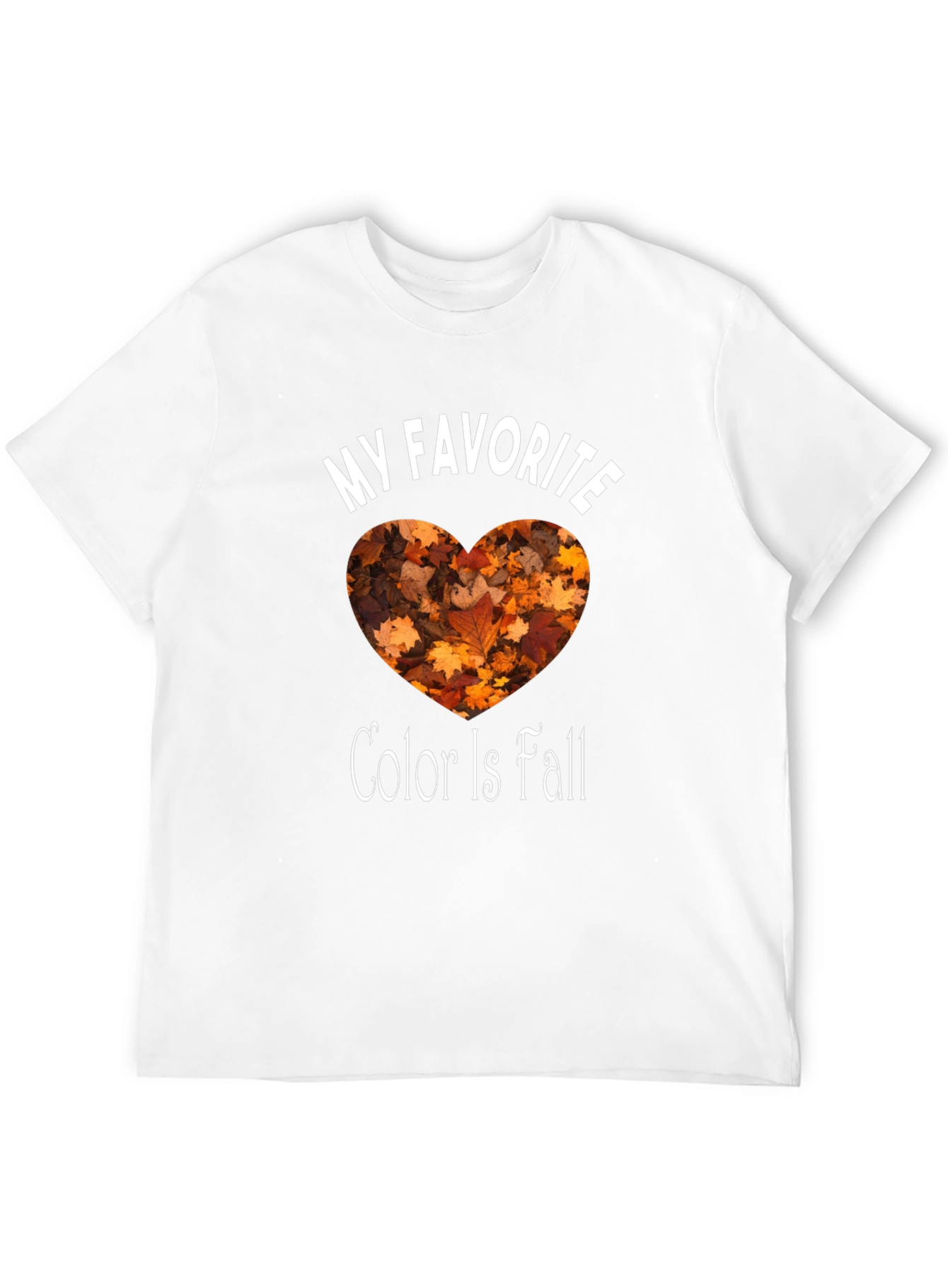 Fall Foliage Heart Graphic Tee