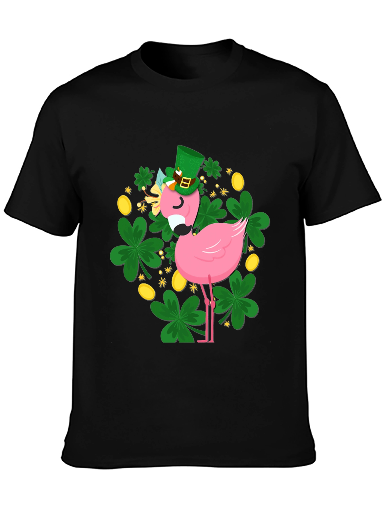 St. Patricks Day Flamingo T-Shirt
