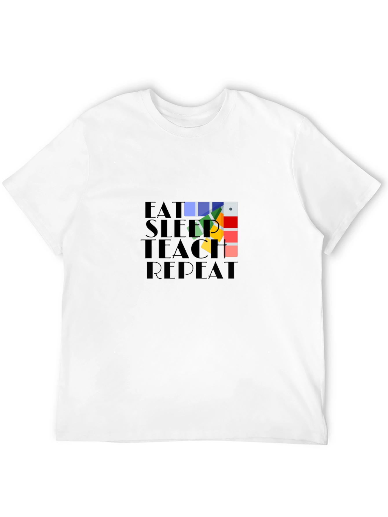 Eat Sleep Teach Repeat Graphic Tee