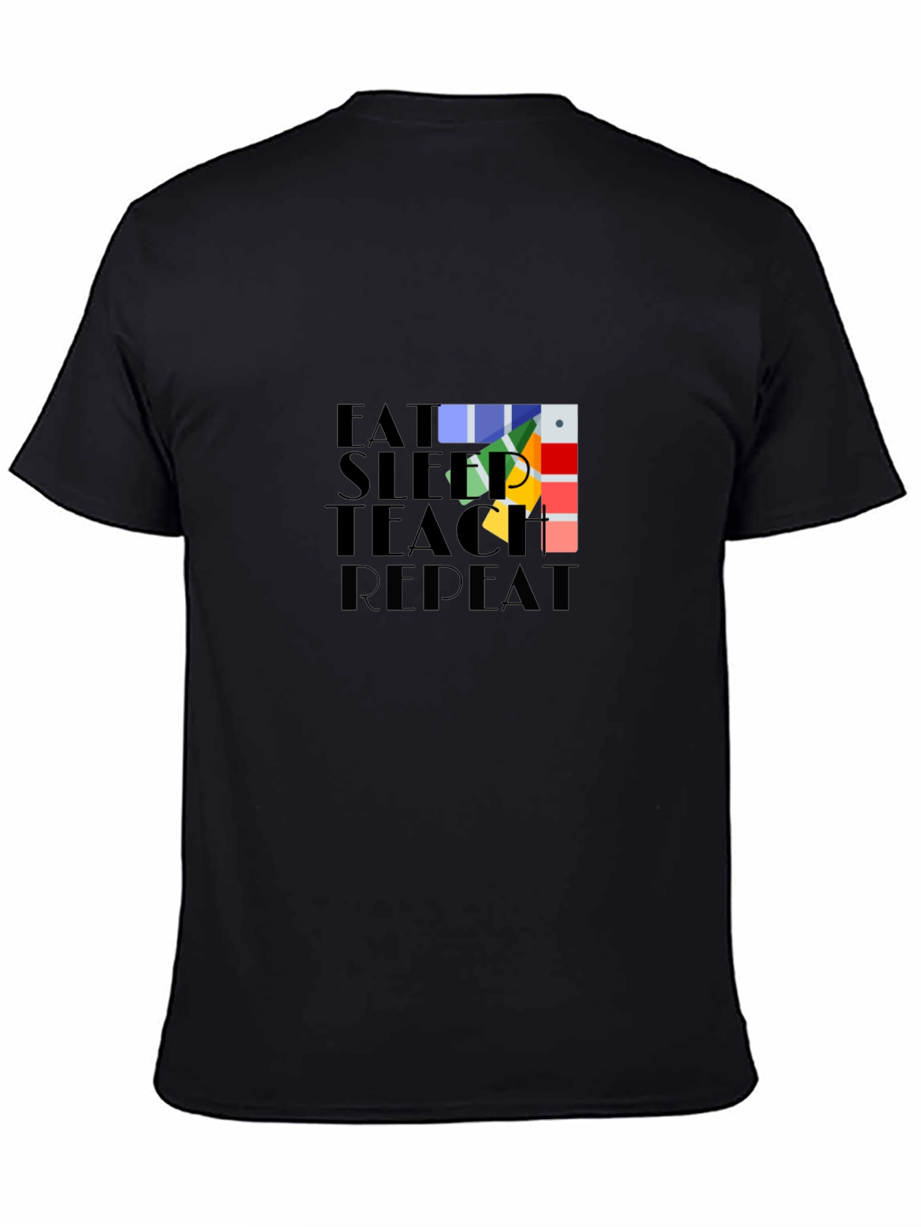 Eat Sleep Teach Repeat Graphic Tee