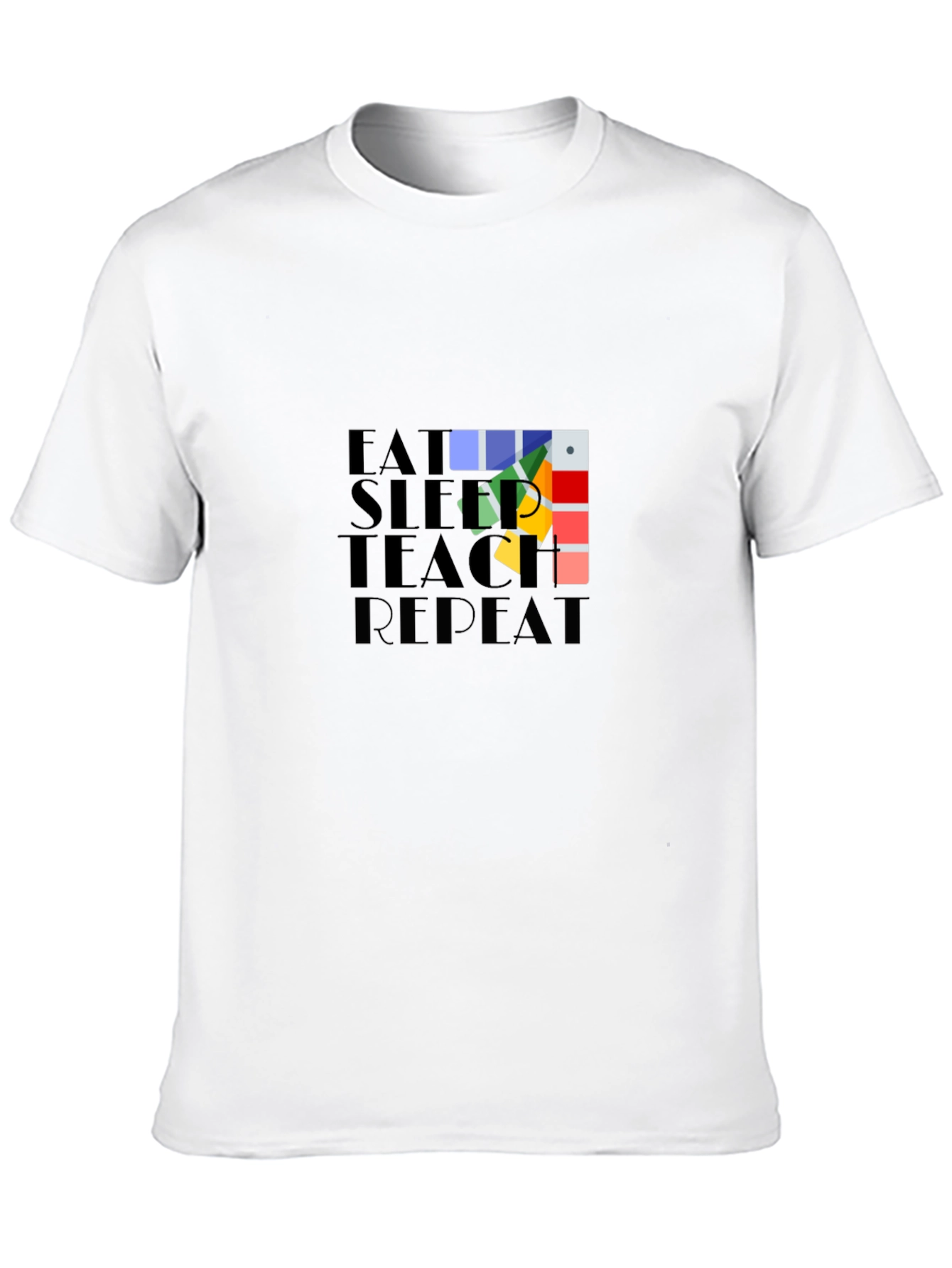 Eat Sleep Teach Repeat Graphic Tee