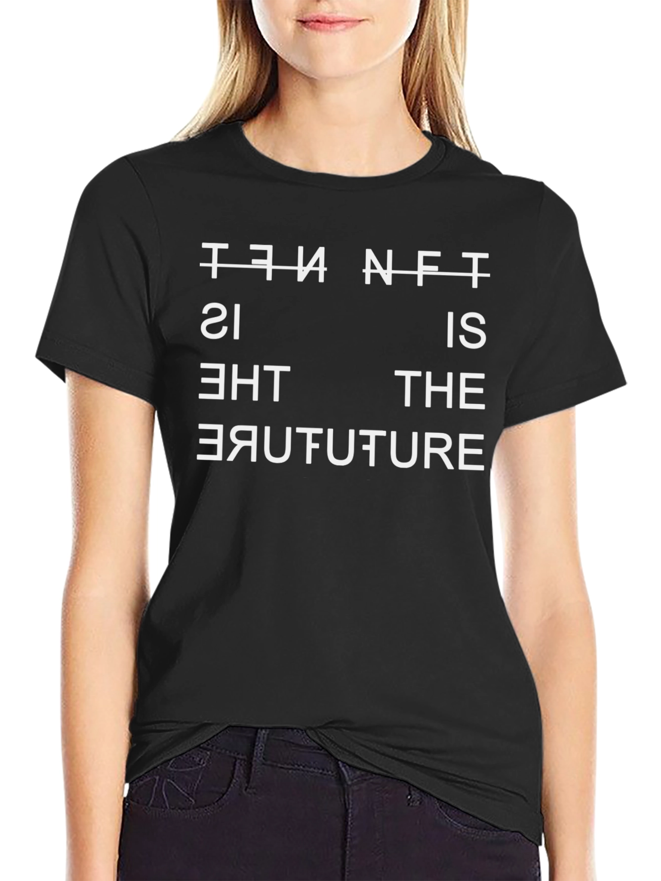 NFT is The Future Graphic T-Shirt - Black