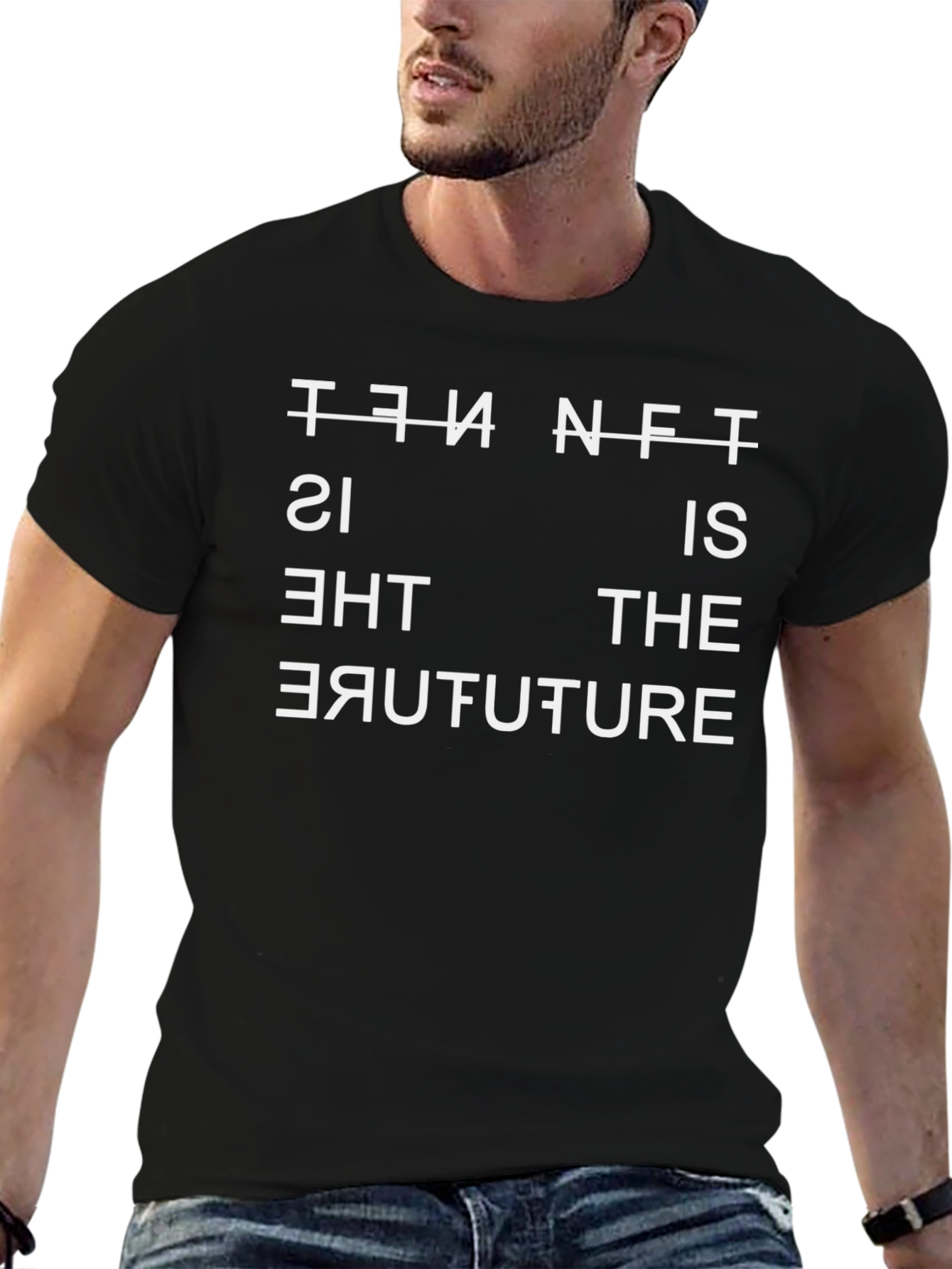 NFT is The Future Graphic T-Shirt - Black