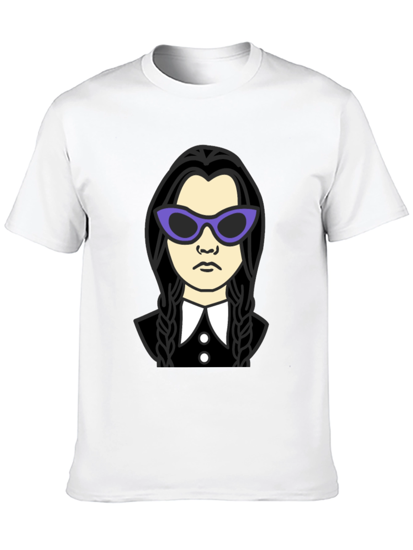 Wednesday Addams Sunglasses Graphic Tee