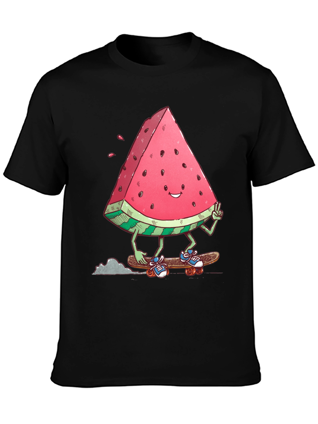 Skating Watermelon Graphic Tee