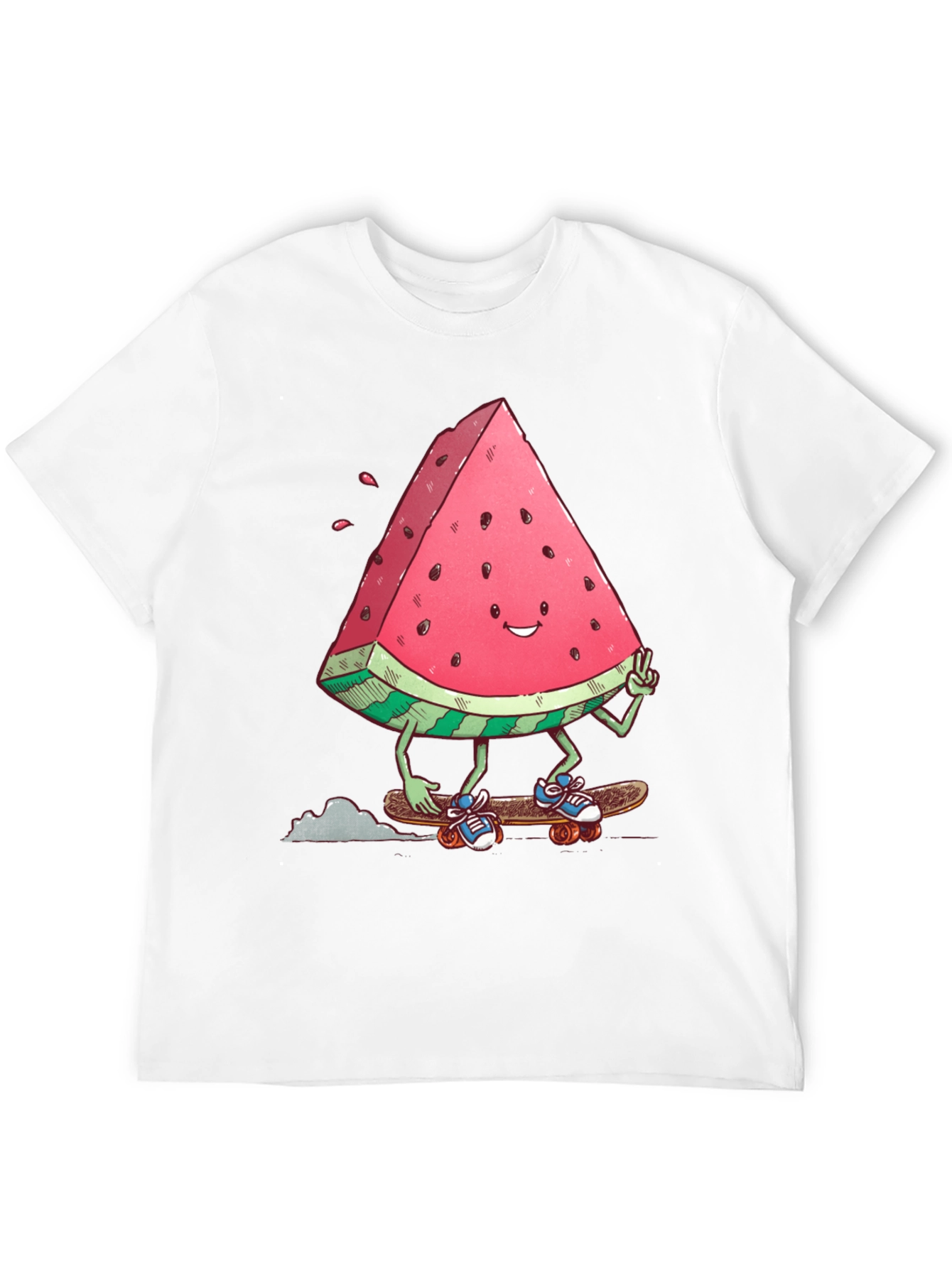 Skating Watermelon Graphic Tee