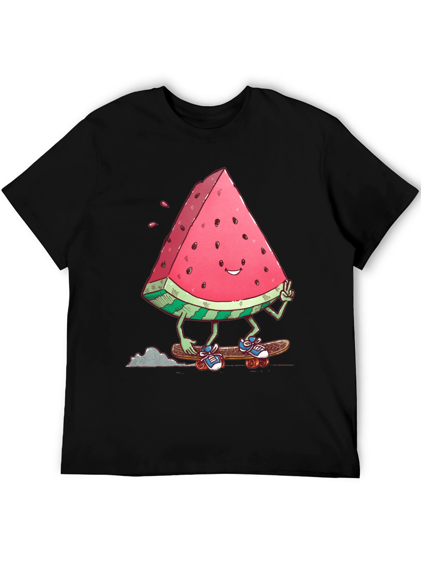 Skating Watermelon Graphic Tee