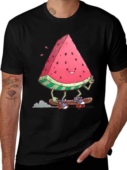 Skating Watermelon Graphic Tee