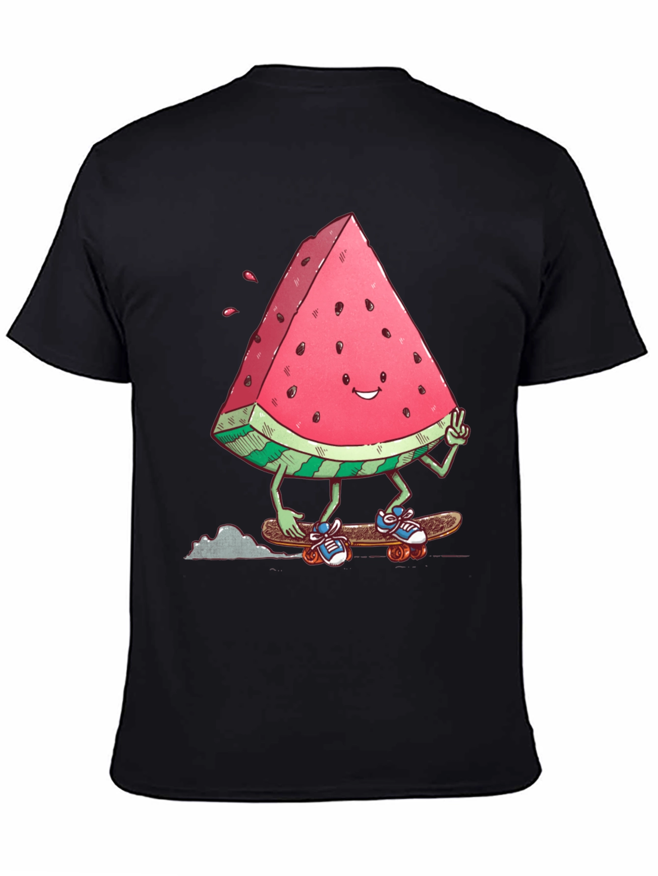 Skating Watermelon Graphic Tee