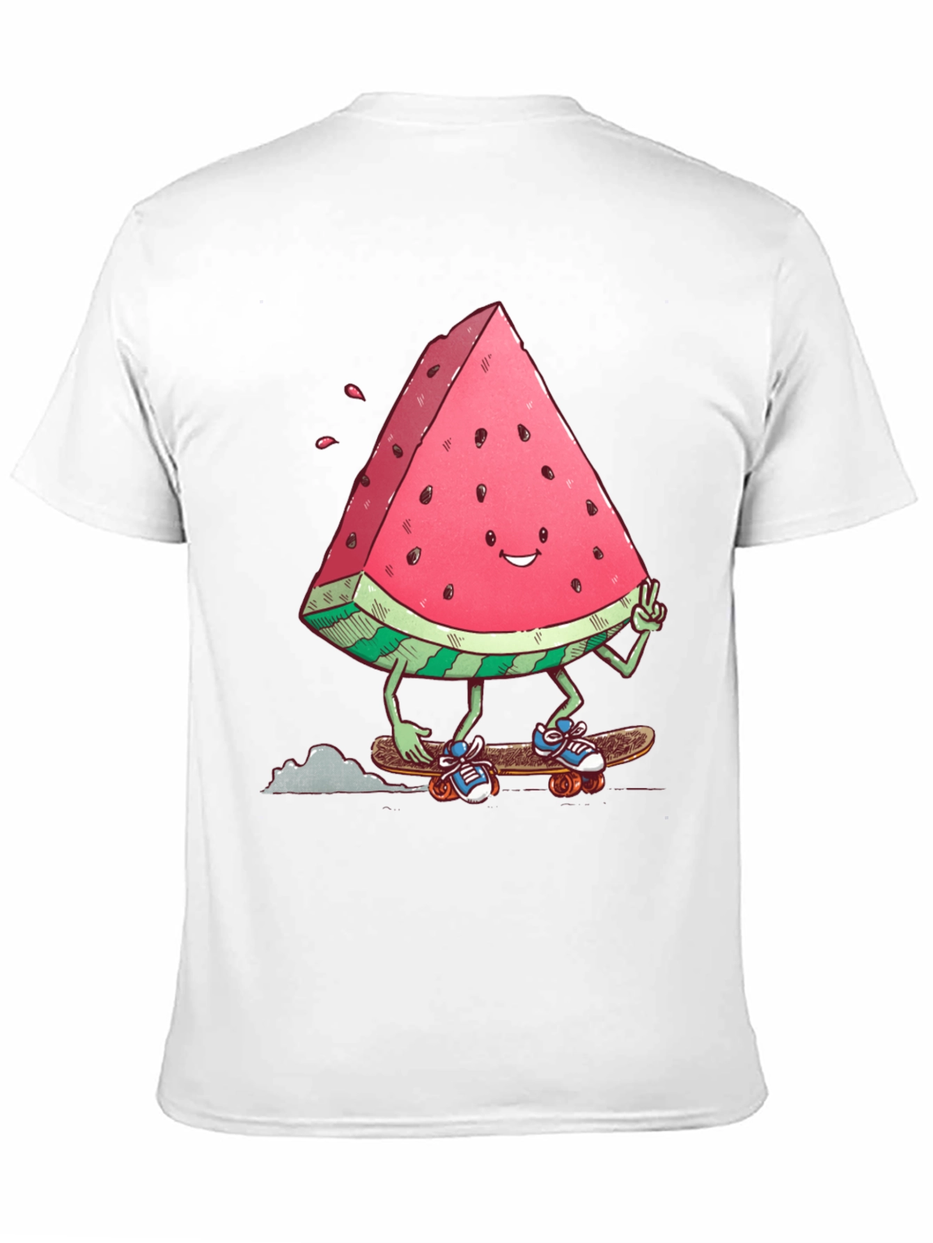 Skating Watermelon Graphic Tee