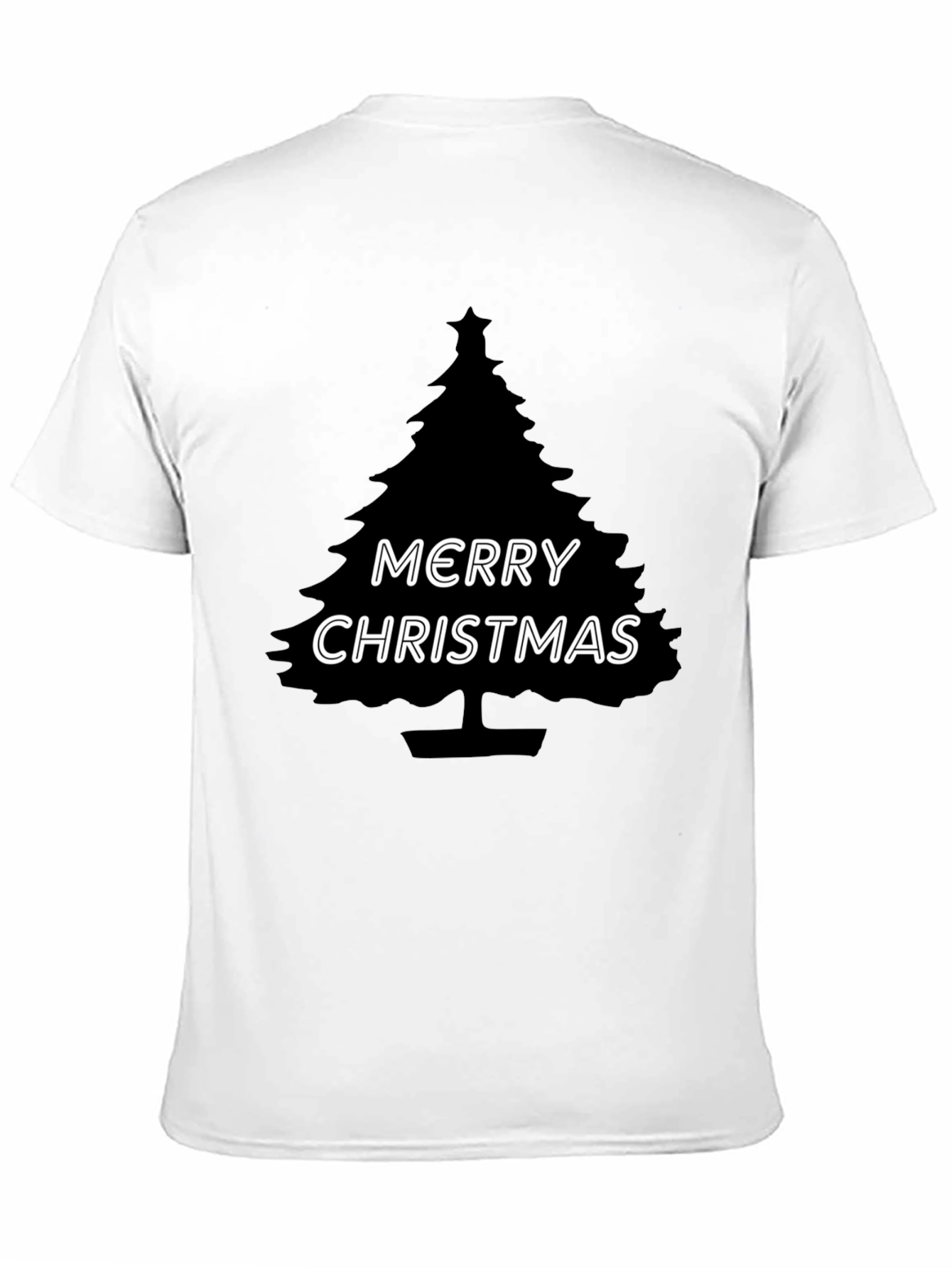 Merry Christmas Tree T-Shirt - Holiday Festive Tee