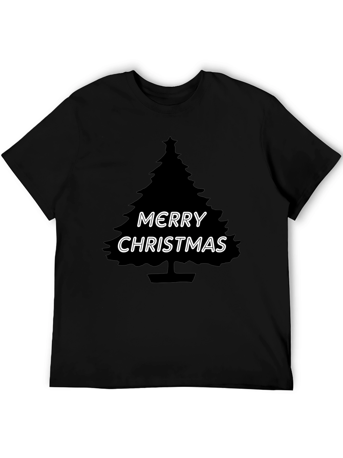 Merry Christmas Tree T-Shirt - Holiday Festive Tee