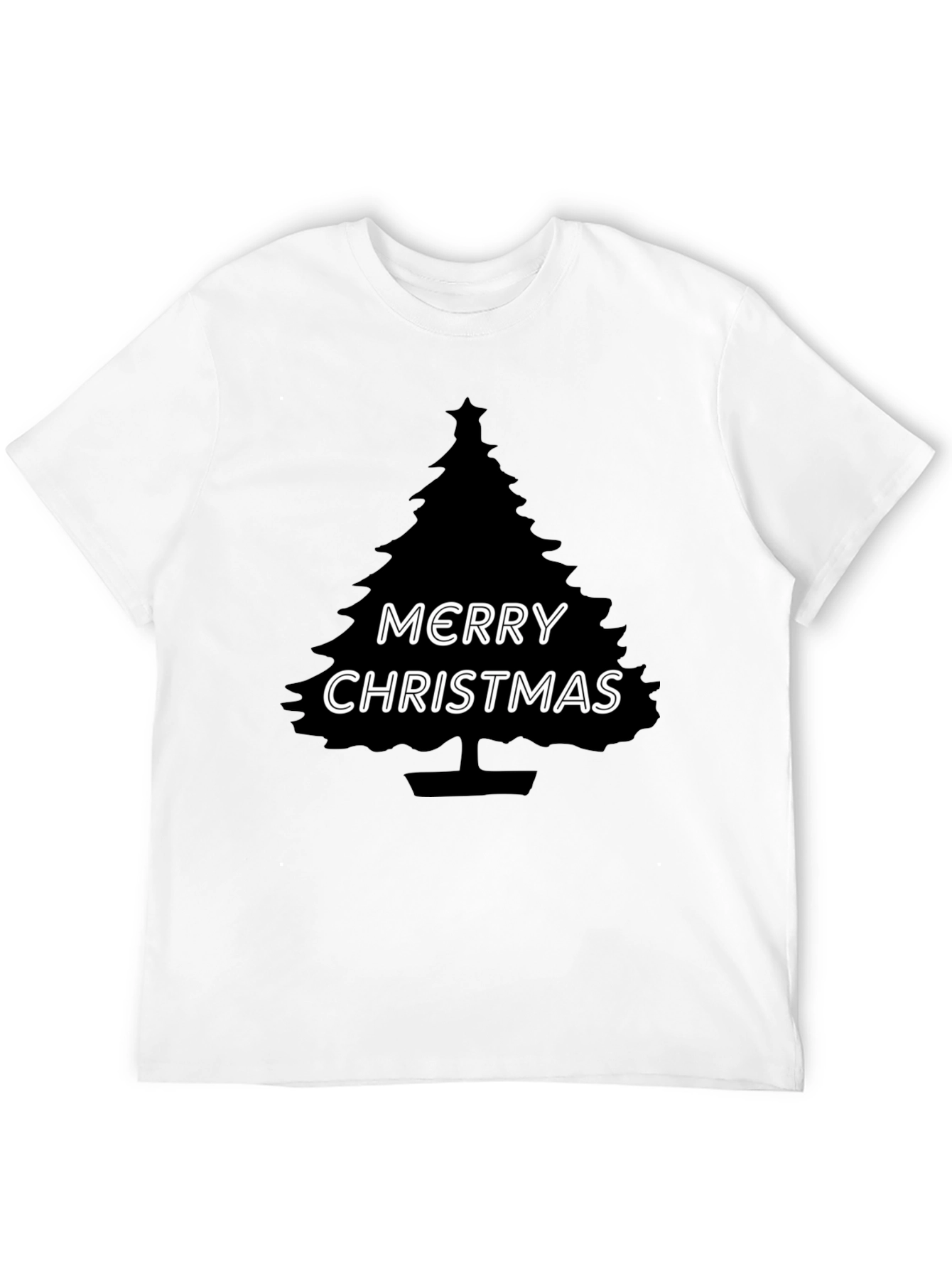 Merry Christmas Tree T-Shirt - Holiday Festive Tee