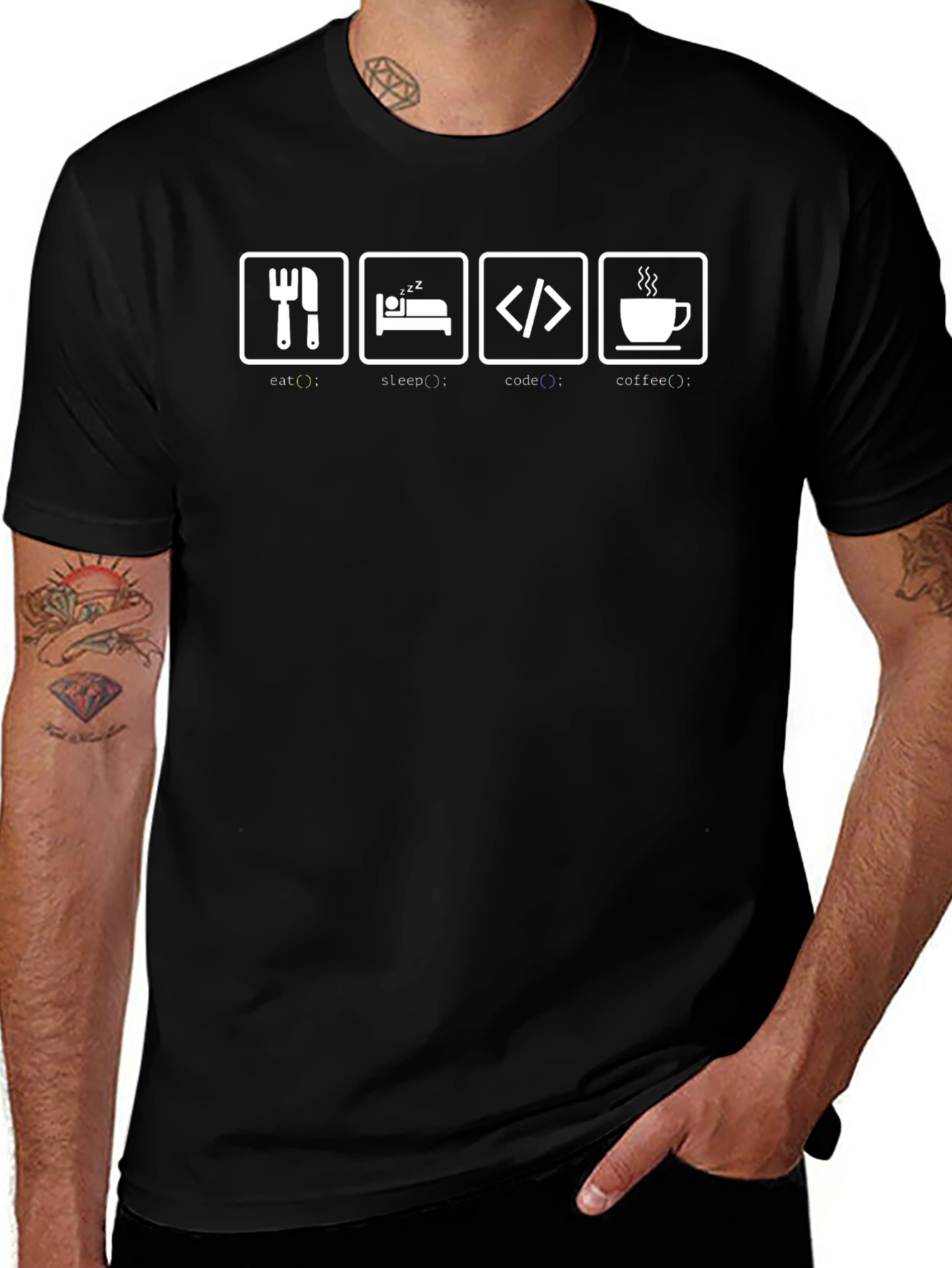 Eat Sleep Code Coffee Programmer T-Shirt