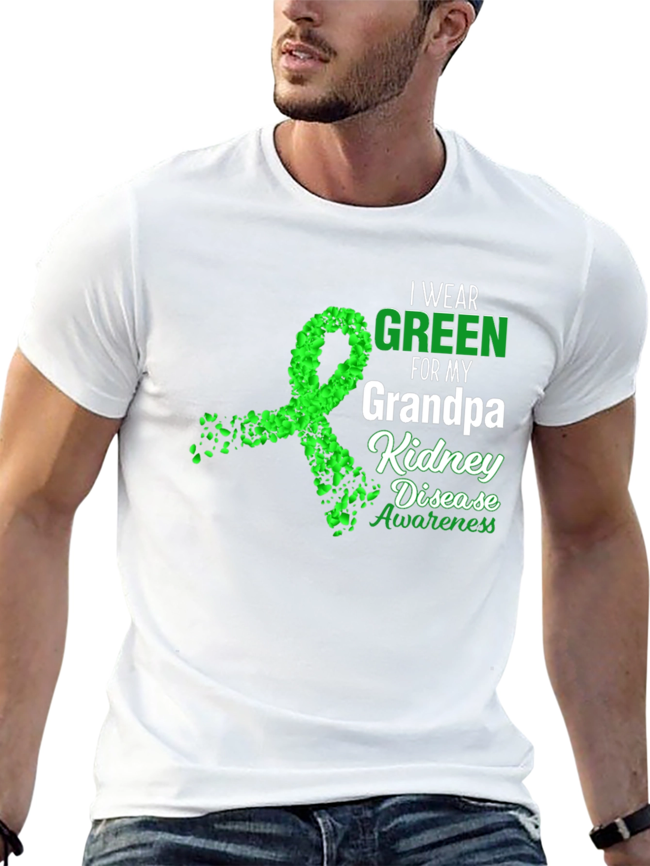 Green Ribbon Kidney Disease Awareness T-Shirt