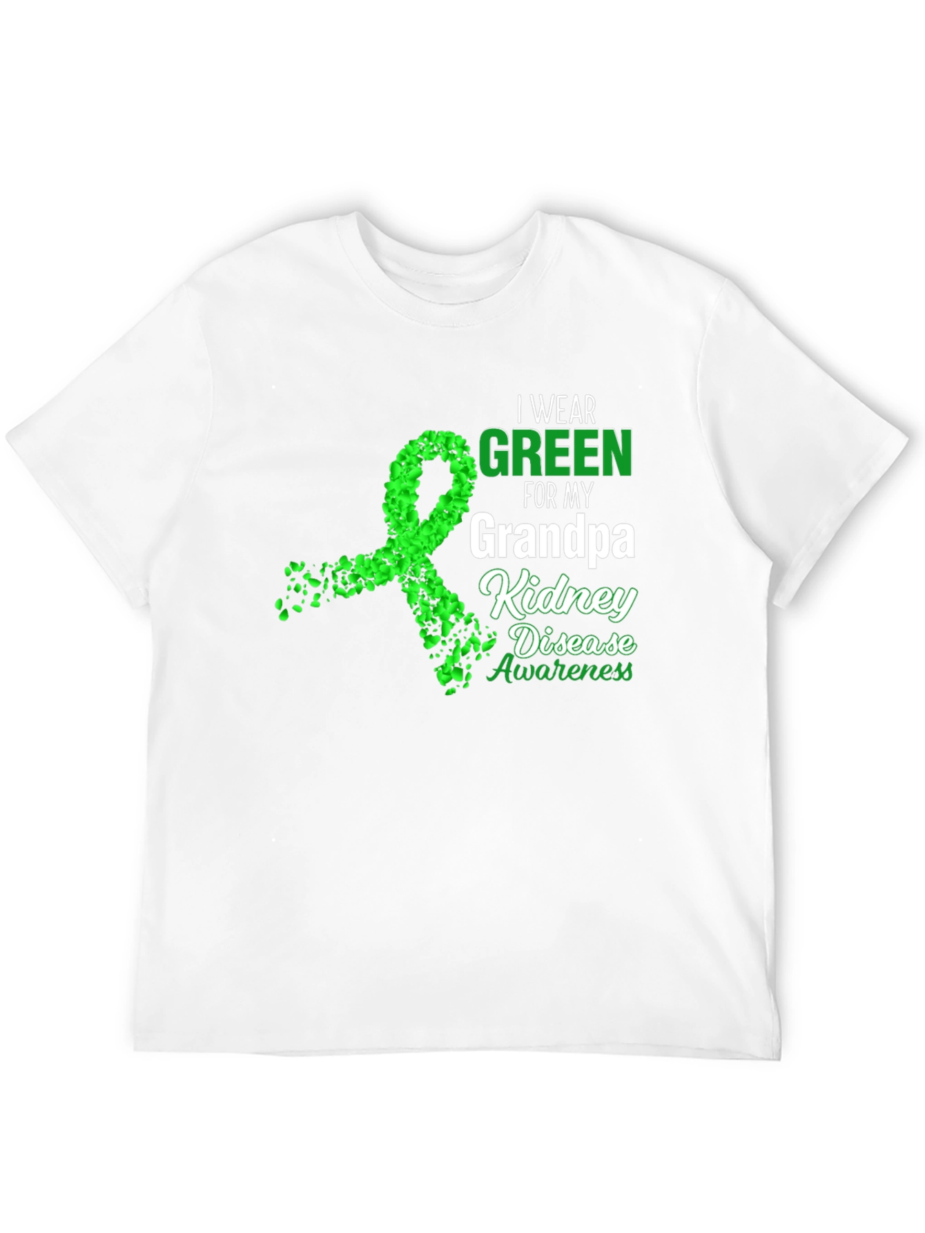 Green Ribbon Kidney Disease Awareness T-Shirt