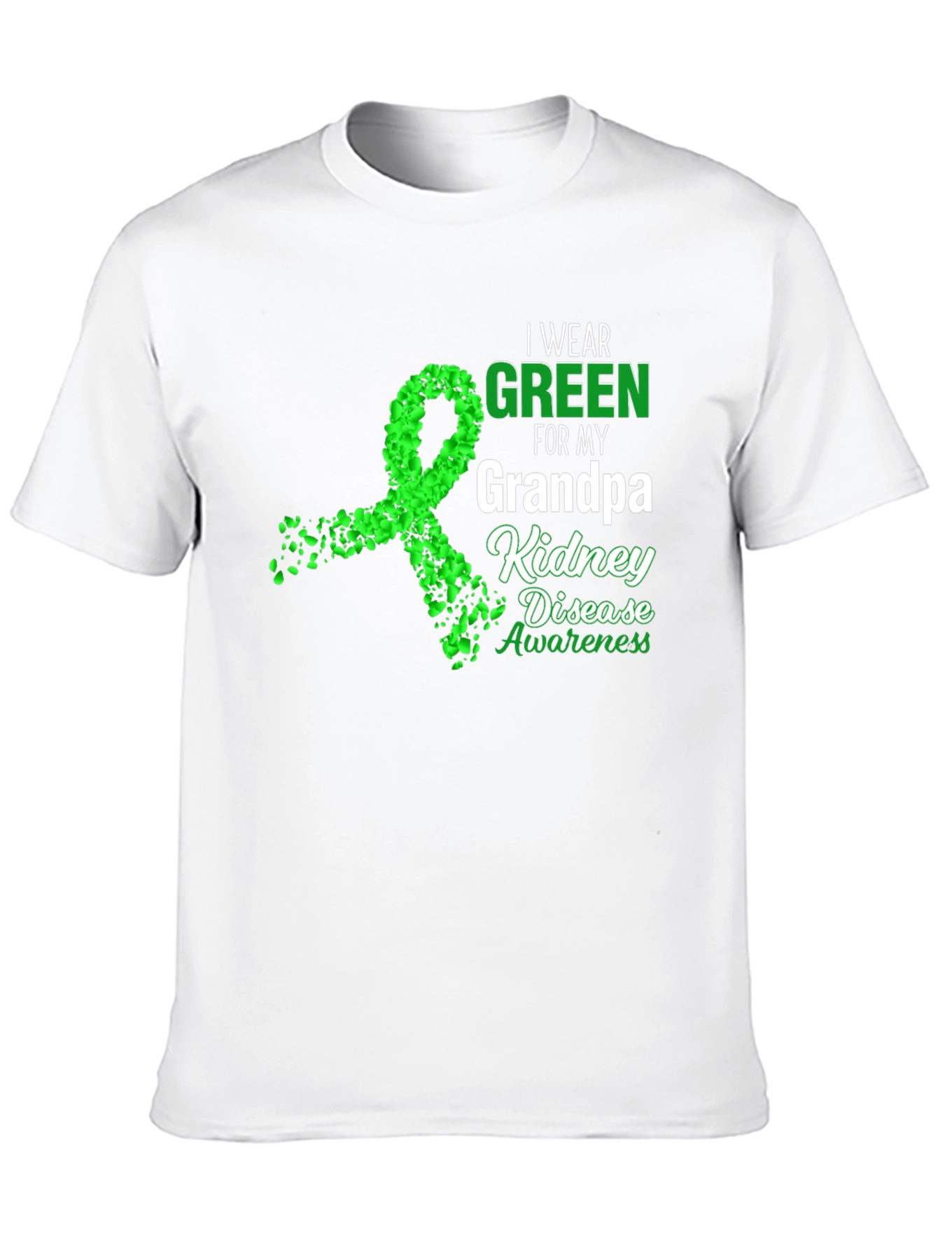 Green Ribbon Kidney Disease Awareness T-Shirt