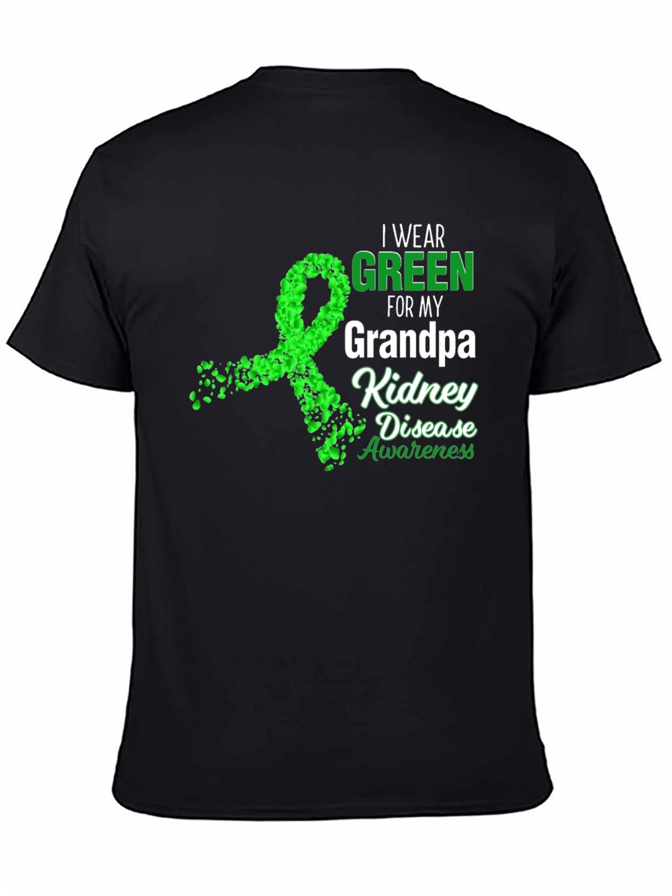 Green Ribbon Kidney Disease Awareness T-Shirt