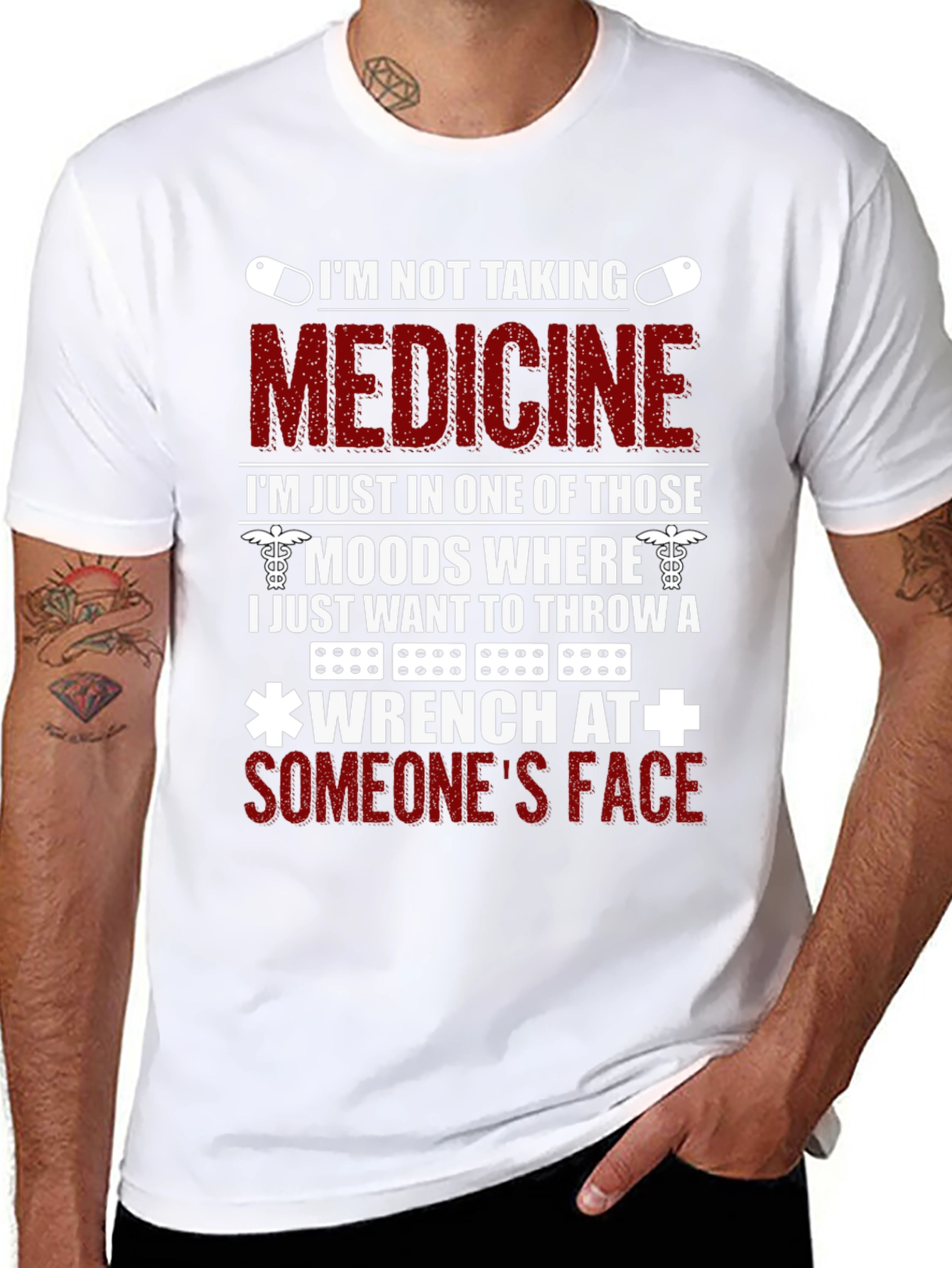 Funny Im Not Taking Medicine T-Shirt