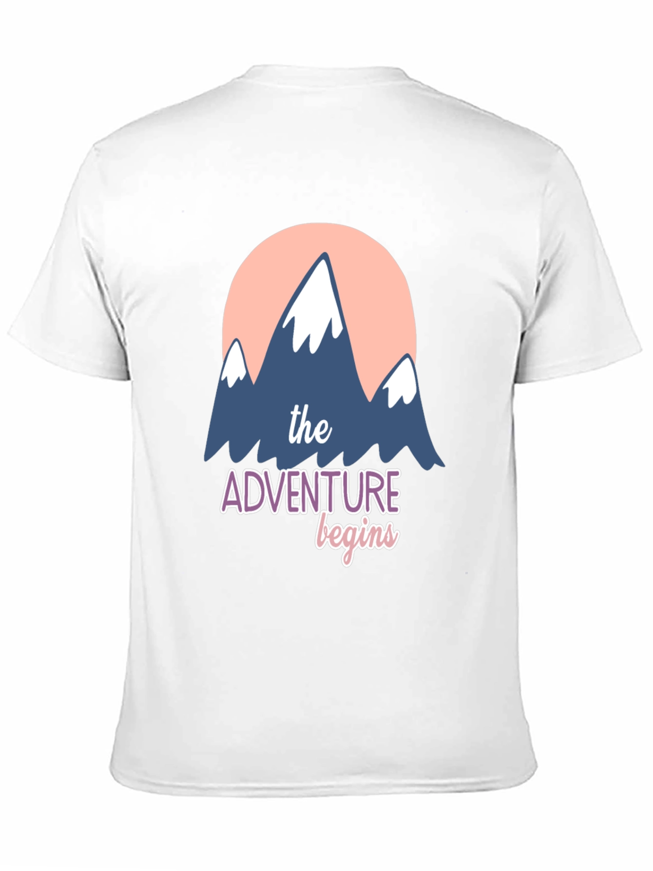 Adventure Begins Graphic T-Shirt - Black