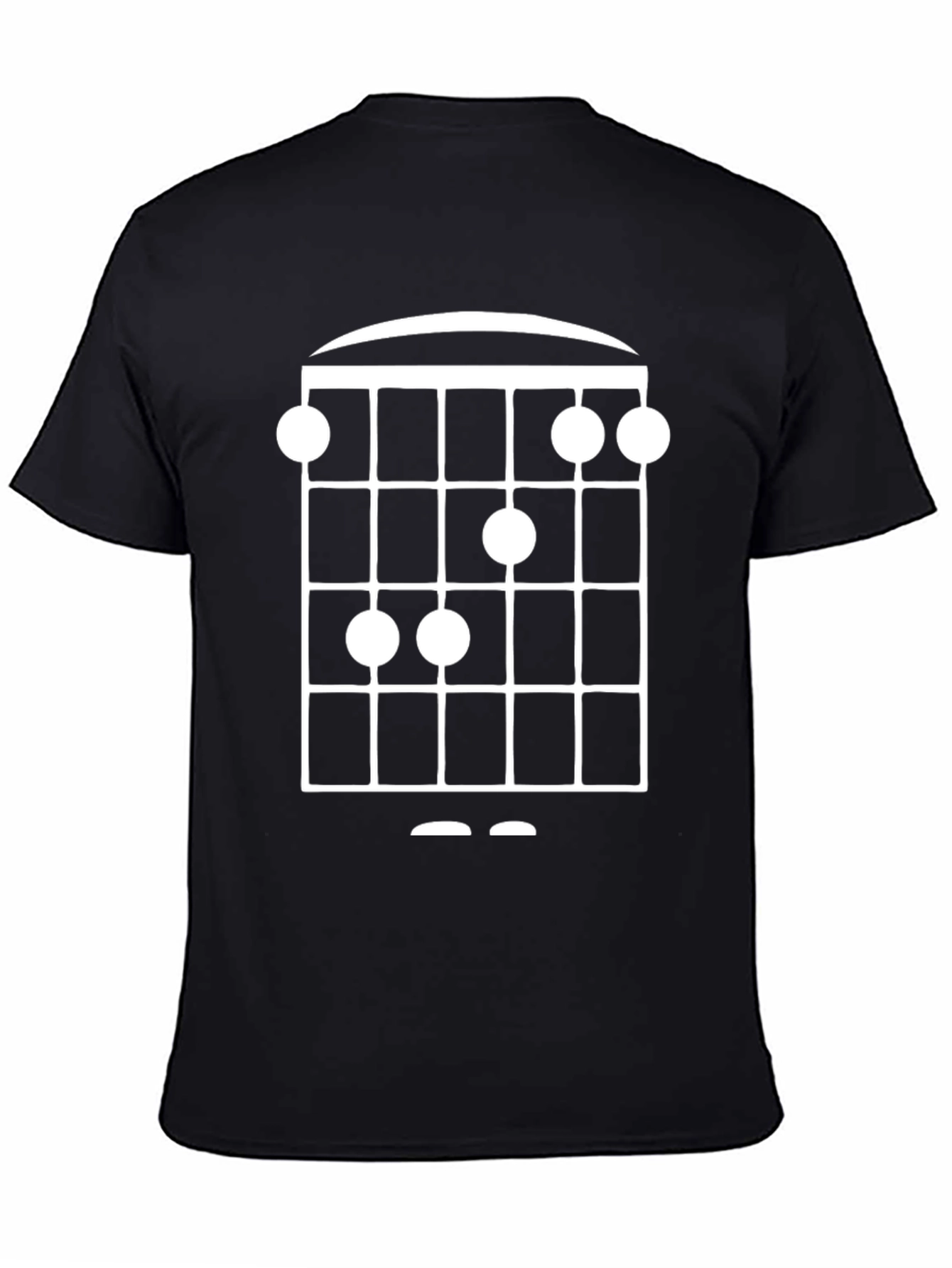 Guitar Chord Chart Black T-Shirt